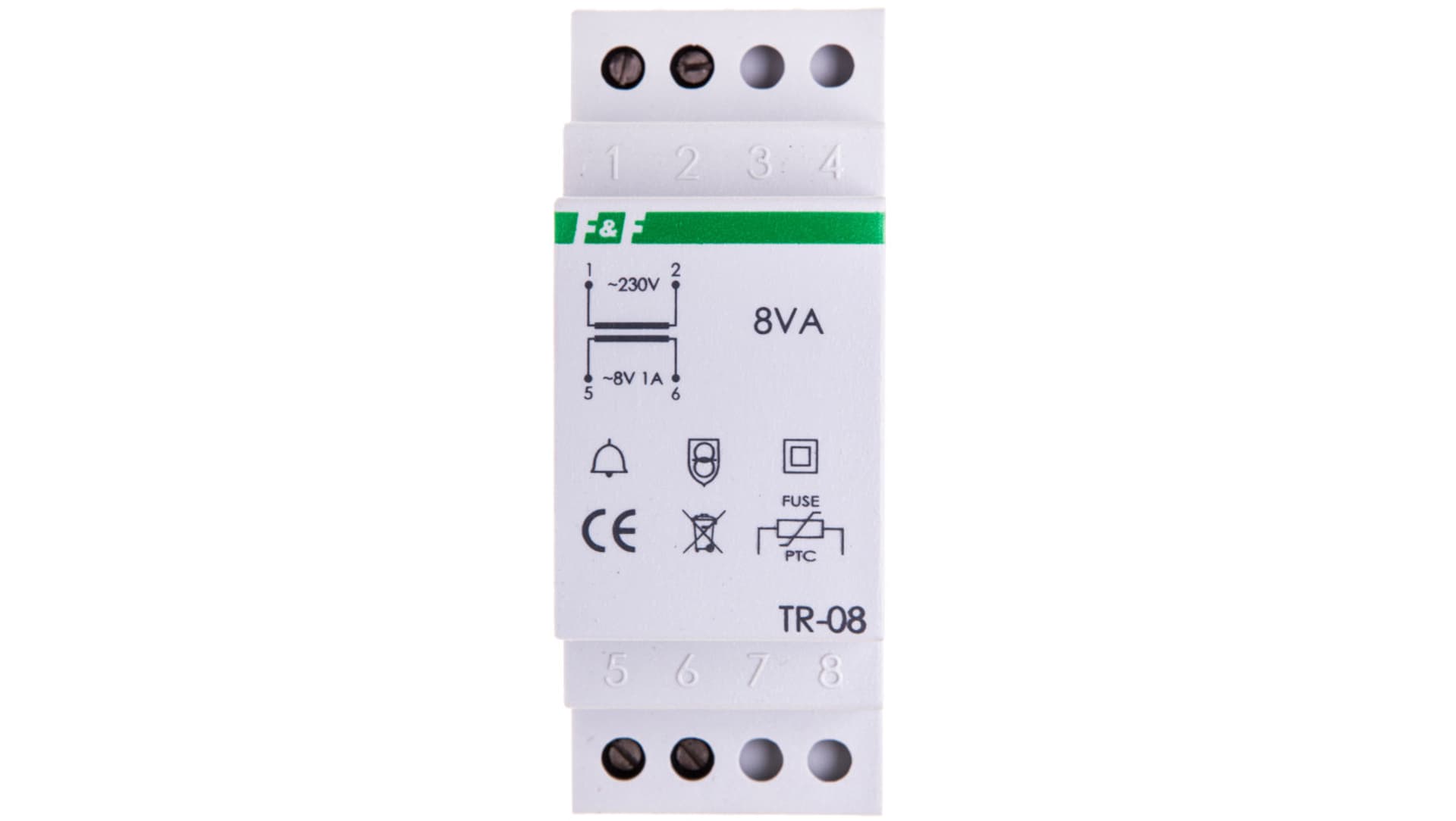 

Transformator sieciowy 230V/8V AC TR-08