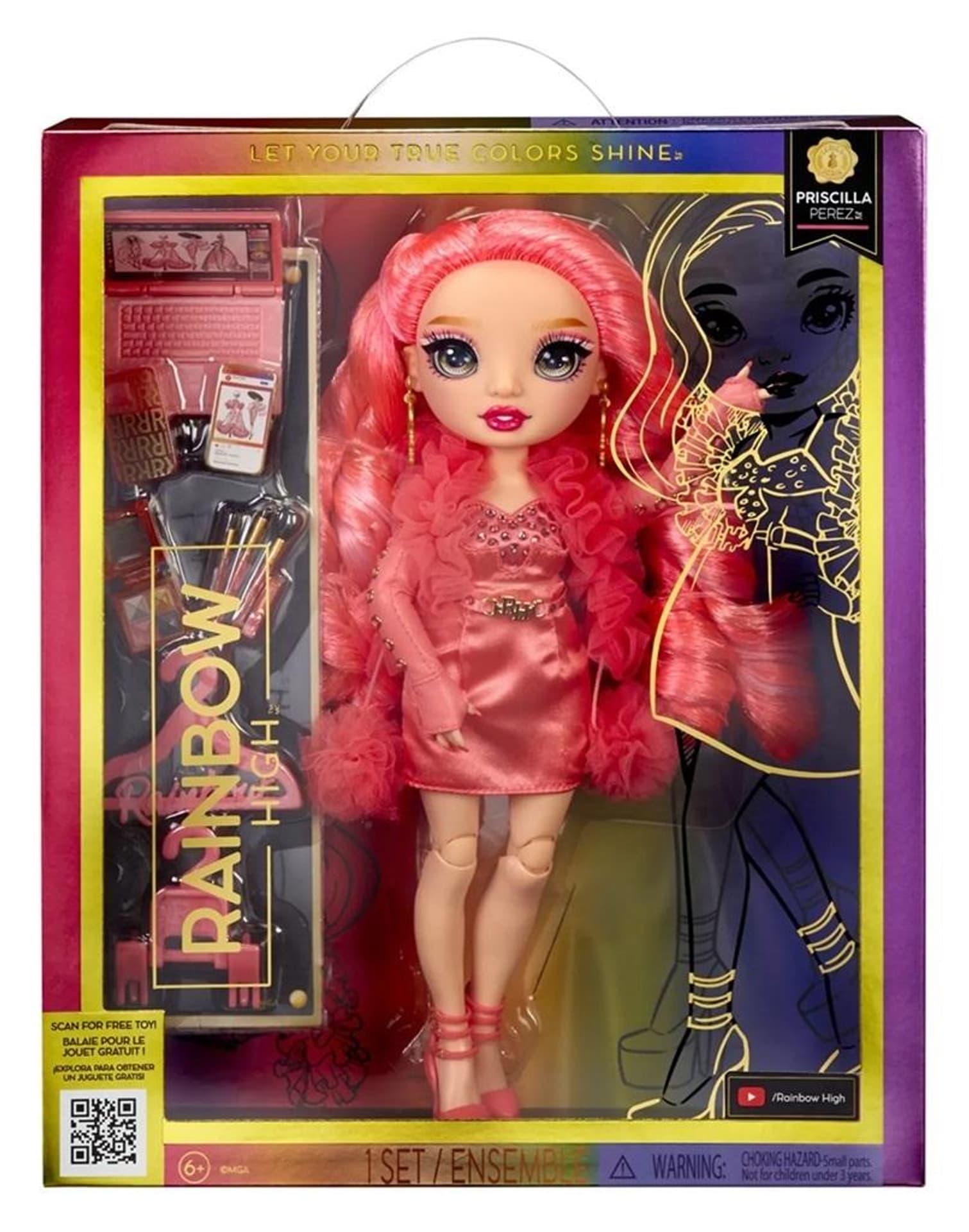 

Rainbow High Fashion Doll FP Pink