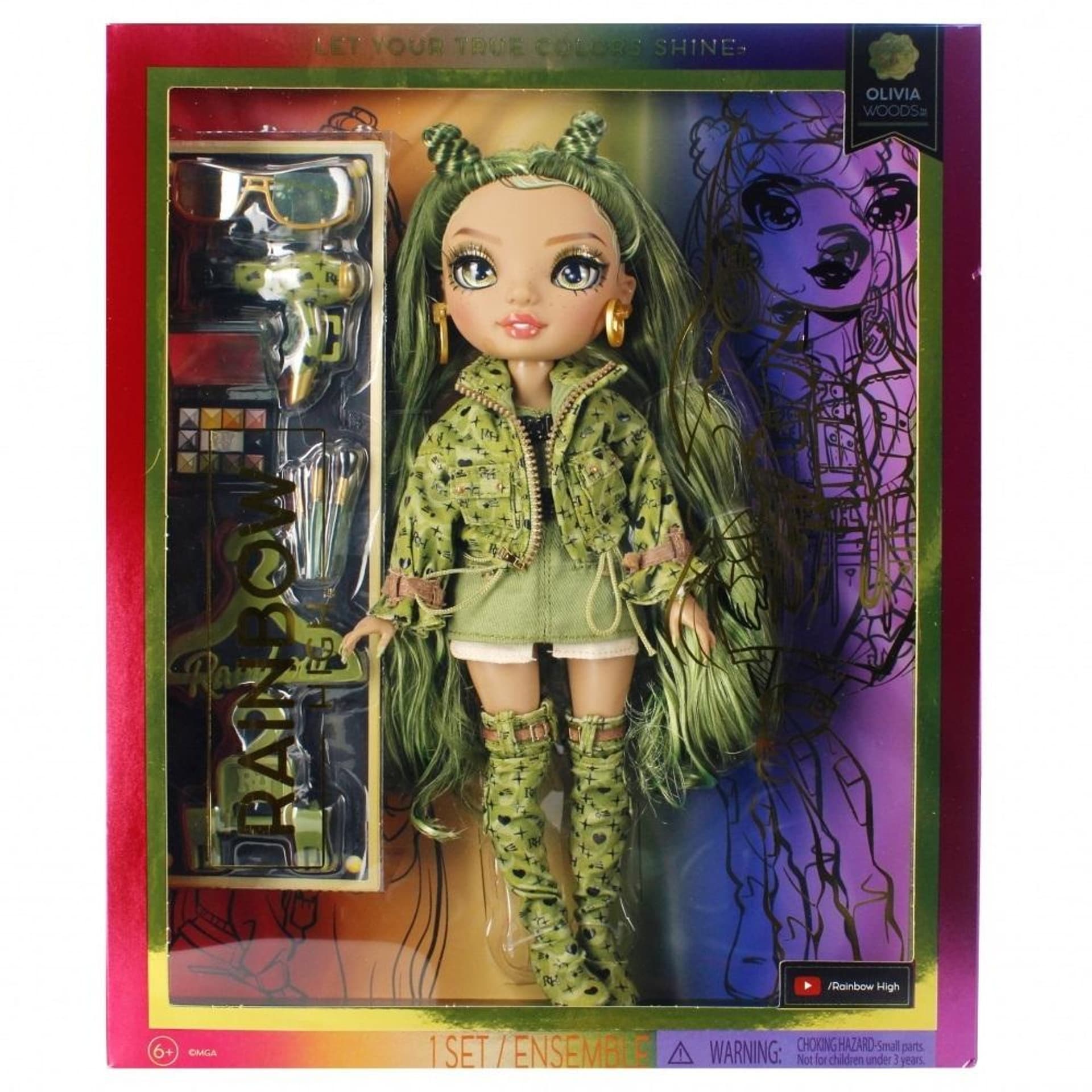 

Rainbow High Fashion Doll OG Green