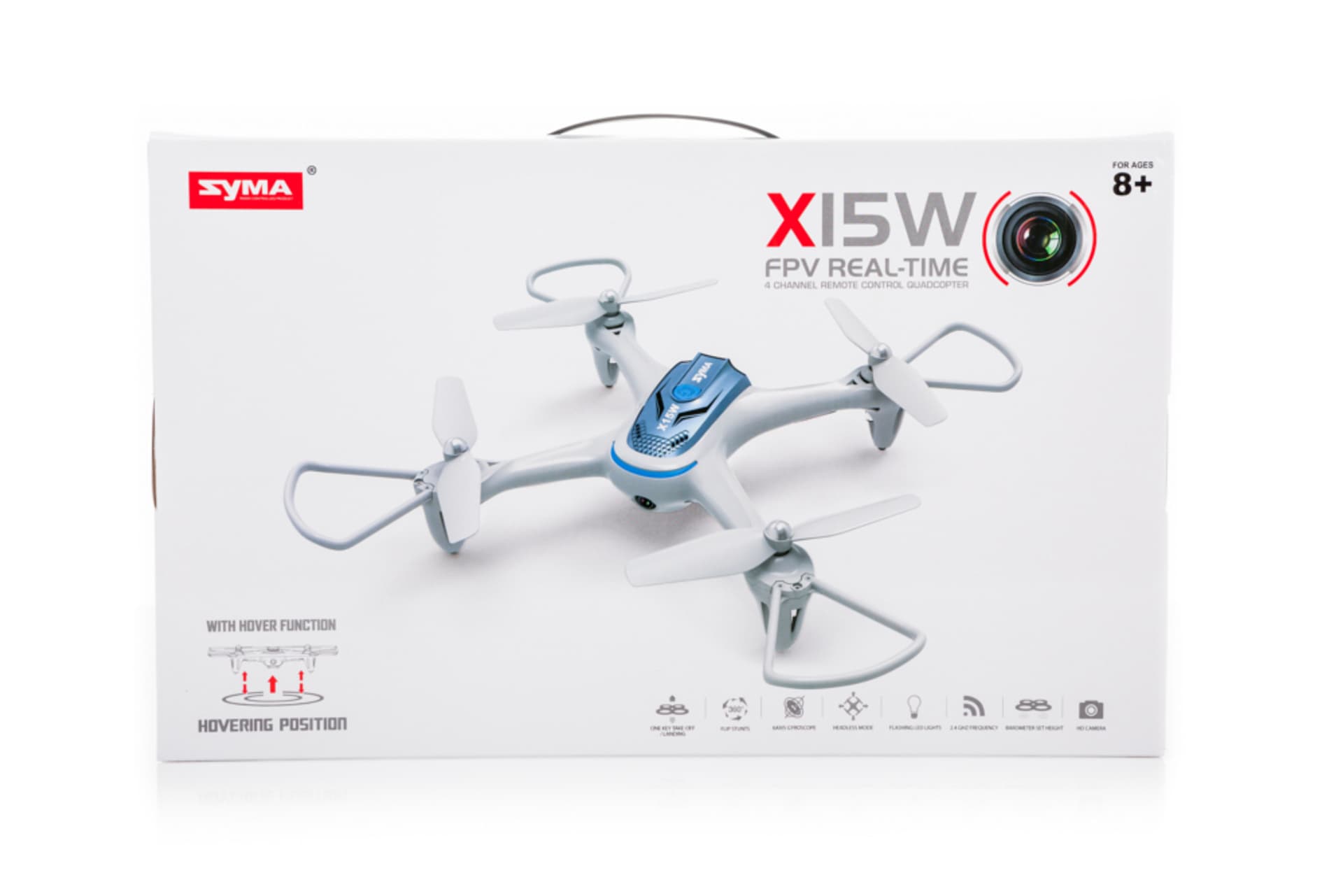 

Dron z kamerą na pilota zdalnie sterowana RC Syma X15W 2,4GHz Kamera FPV Wi-Fi