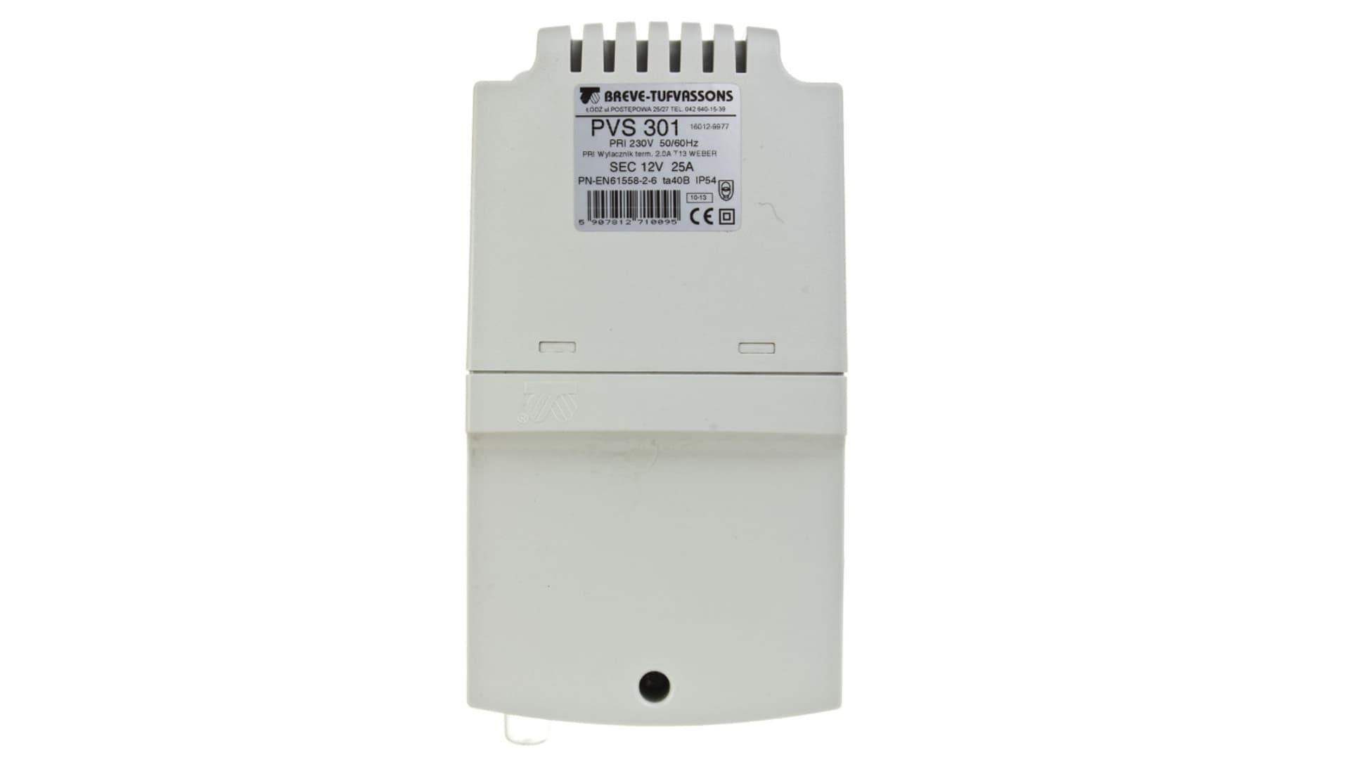 

Transformator 1-fazowy PVS 301VA 230/12V /w obudowie IP54/ 16012-9977