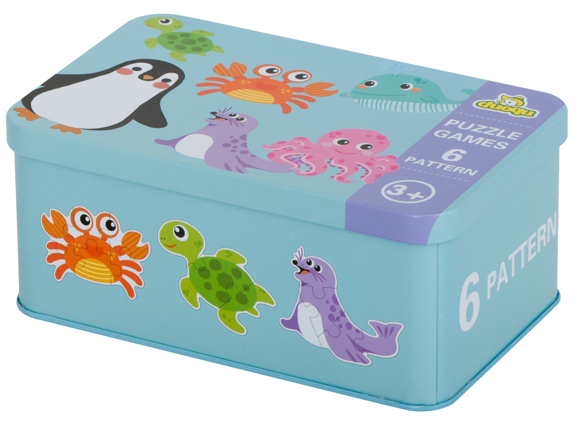 

Puzzle w puszce zwierzątka morskie 25 puzzle