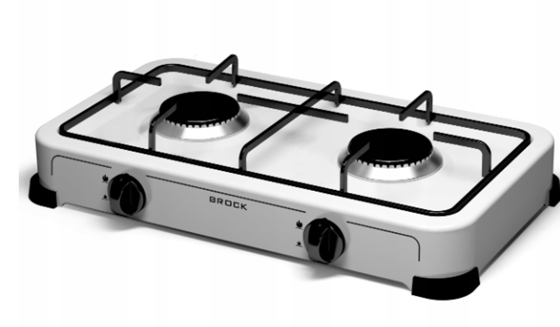 

KUCHENKA GAZOWA DWUPALNIKOWA GS002W BROCK BIAŁA