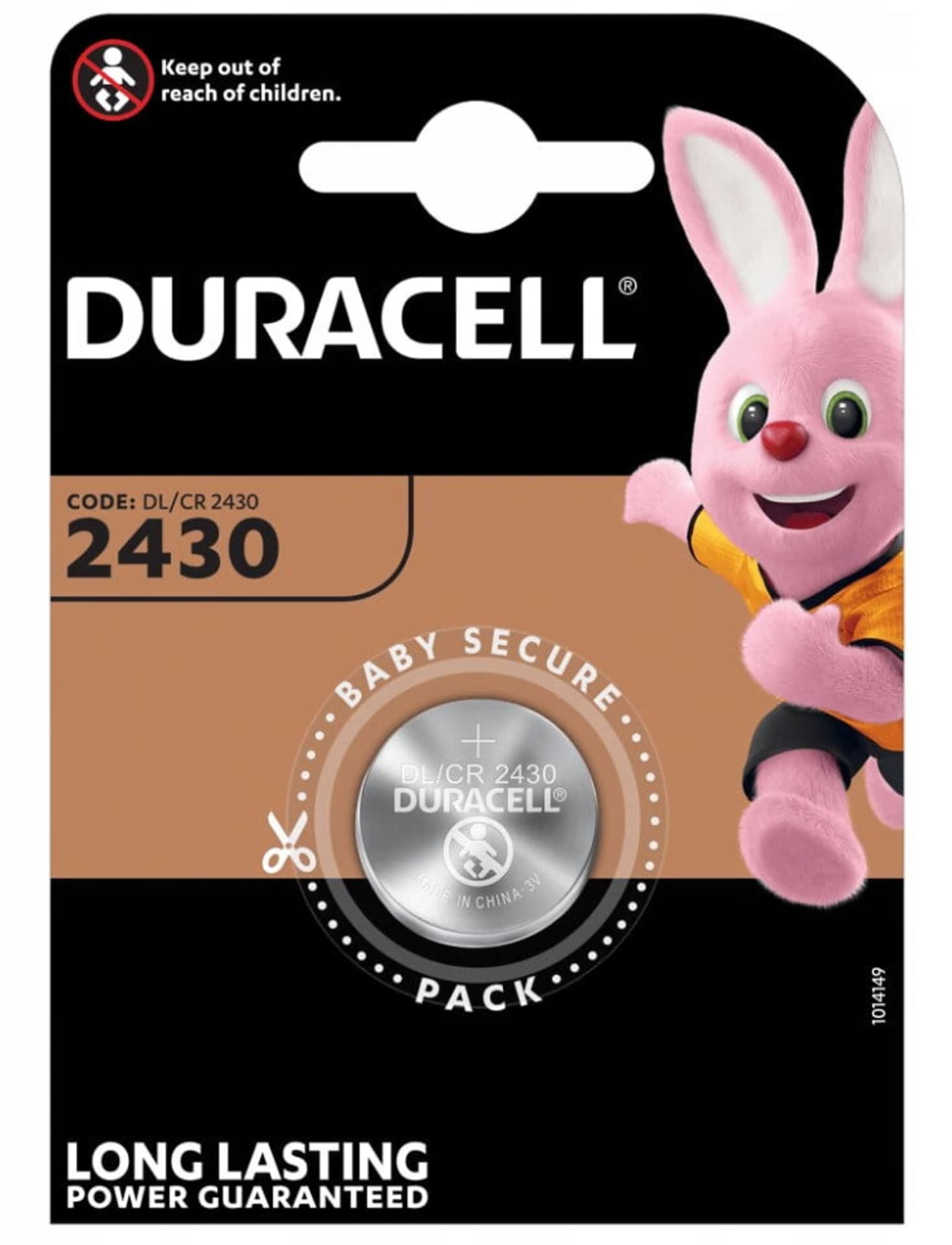 

BATERIA LITOWA GUZIKOWA CR2430 bl/1 Duracell WYDAJ