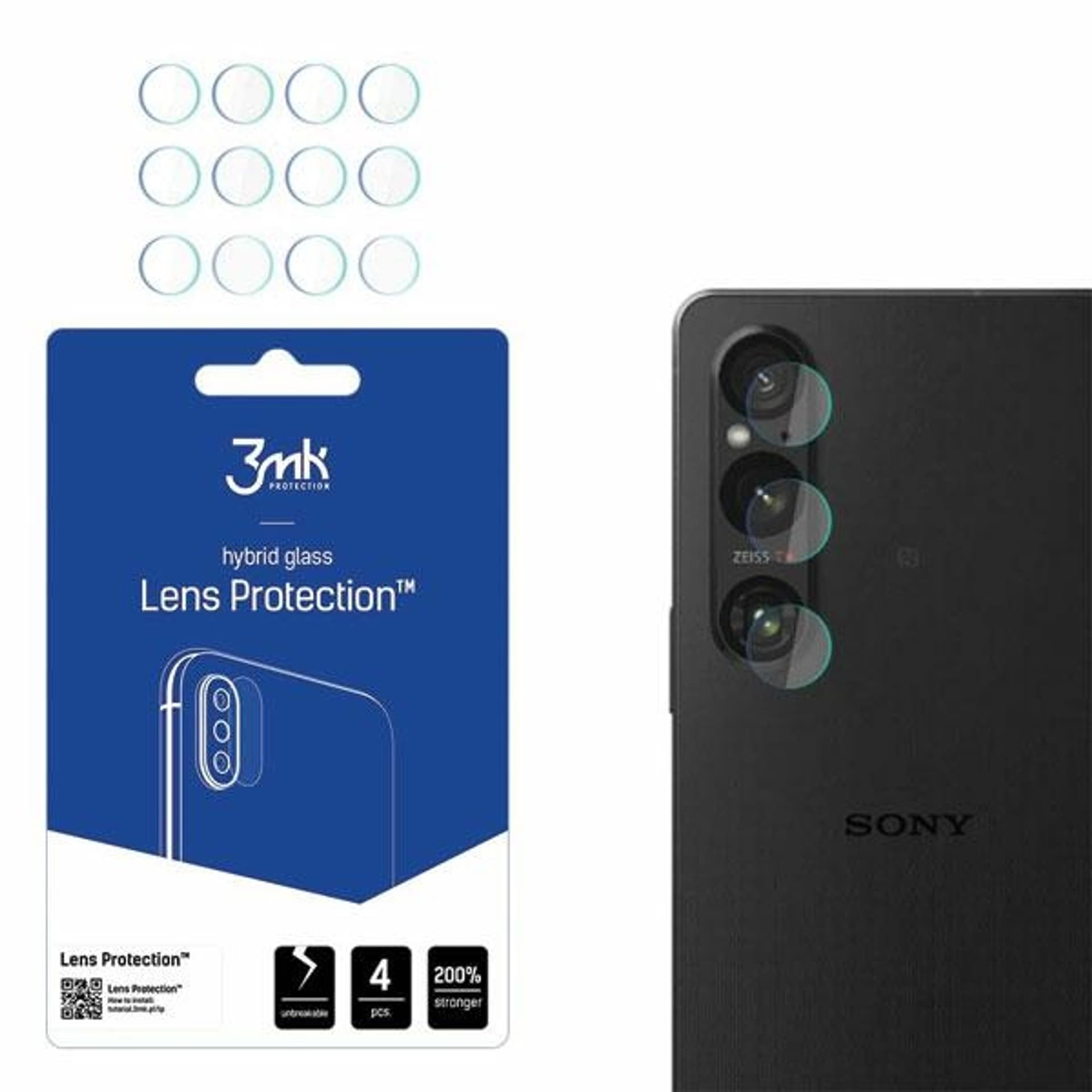 

Szkło Hybrydowe na Aparat / Obiektyw SONY XPERIA 1 V 3mk Flexible Glass Lens Clear