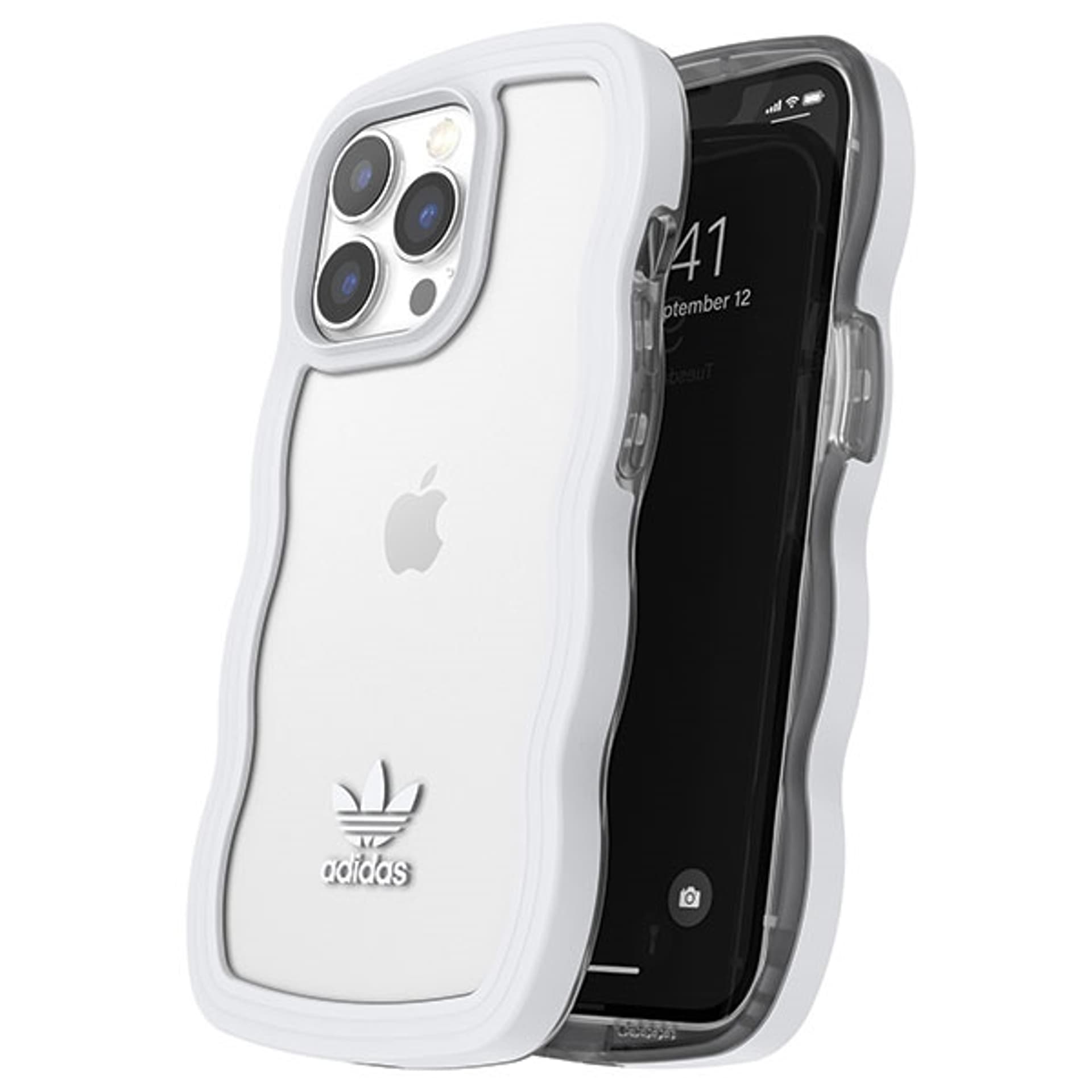 

Adidas OR Wavy Case iPhone 13 Pro /13 6,1" biały-przezroczysty/white-transparent 51903