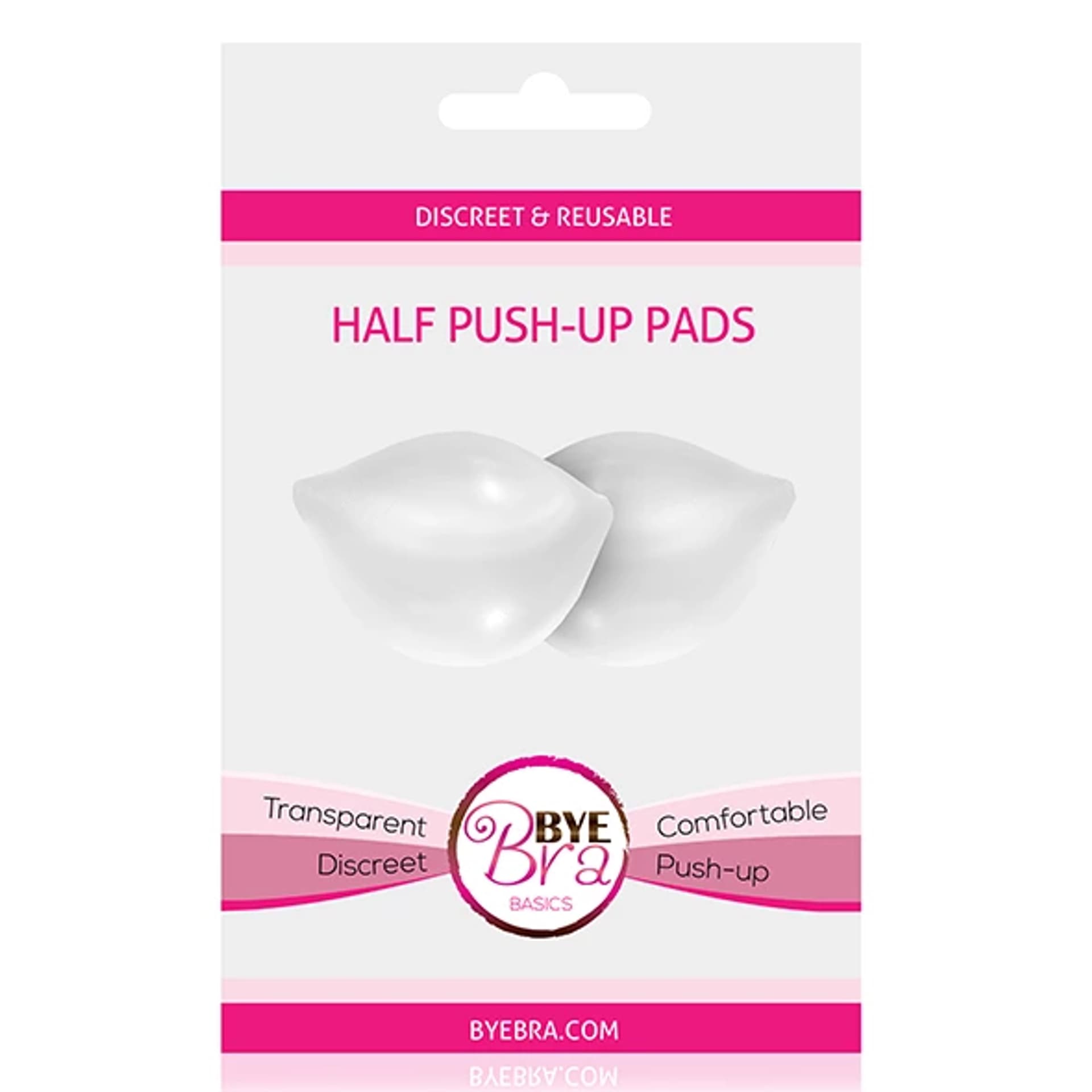 

Wkładki do biustonosza - Bye Bra Half Push-Up Pads Clear