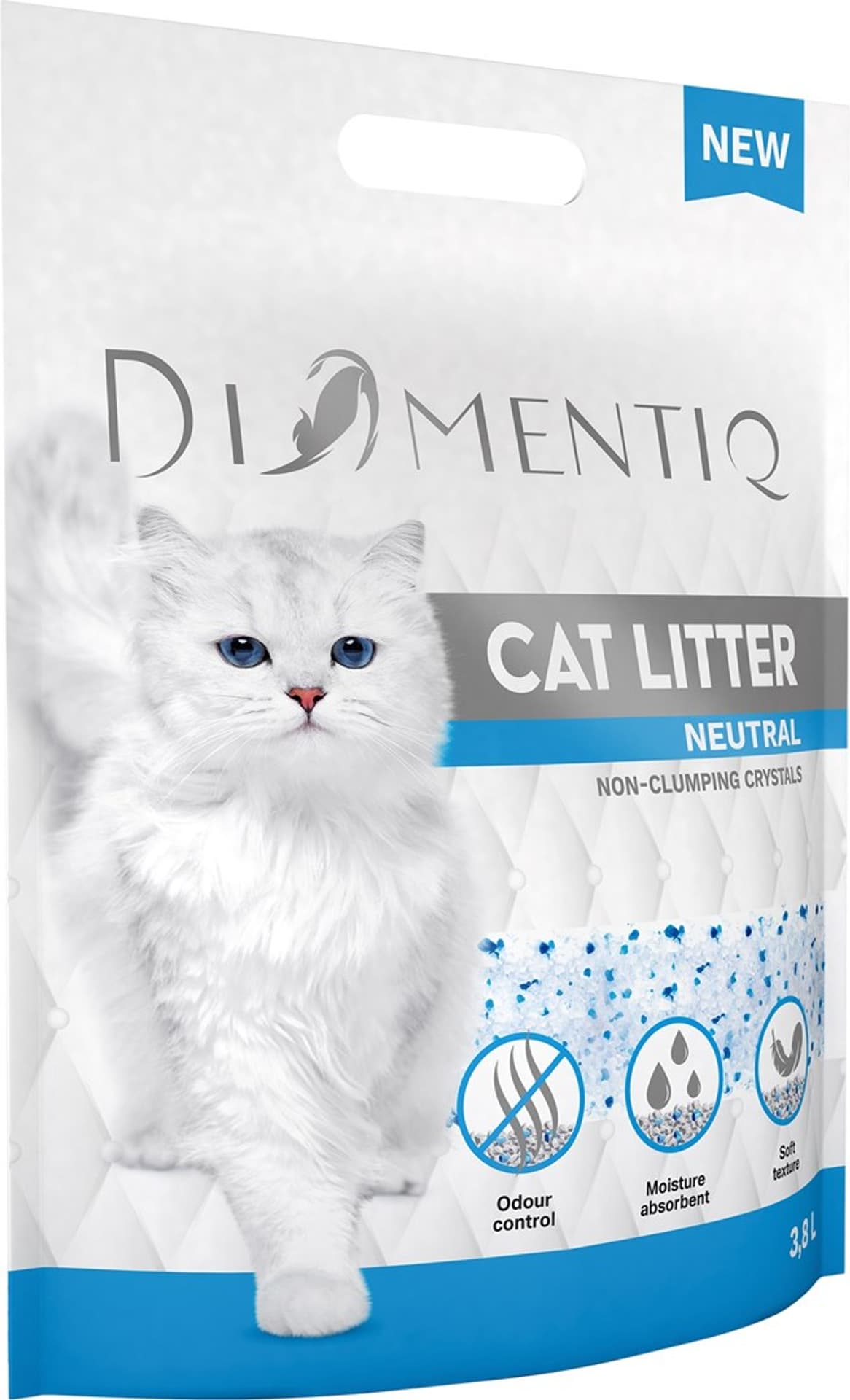 

DIAMENTIQ Żwirek Neutralny niezbrylający się 3,8L (EN)