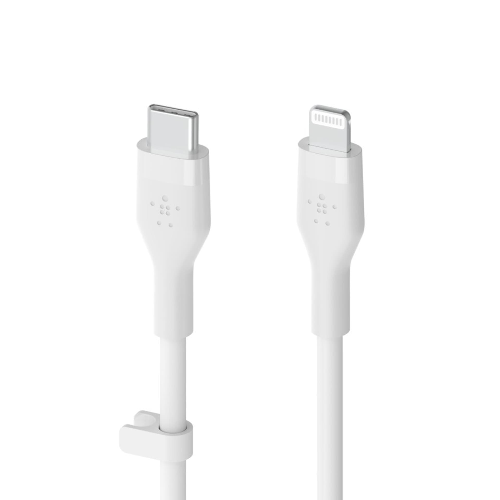 

BELKIN KABEL USB-C - LIGHTNING, SILICONE, 2M,BIAŁY