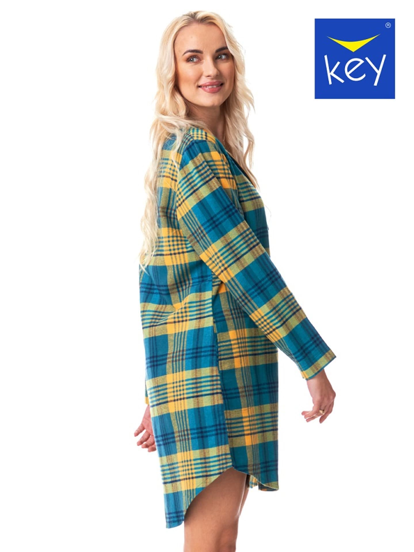 

KOSZULA KEY LND-407 B23 XXL-4XL (kolor żółty, rozmiar 3XL)