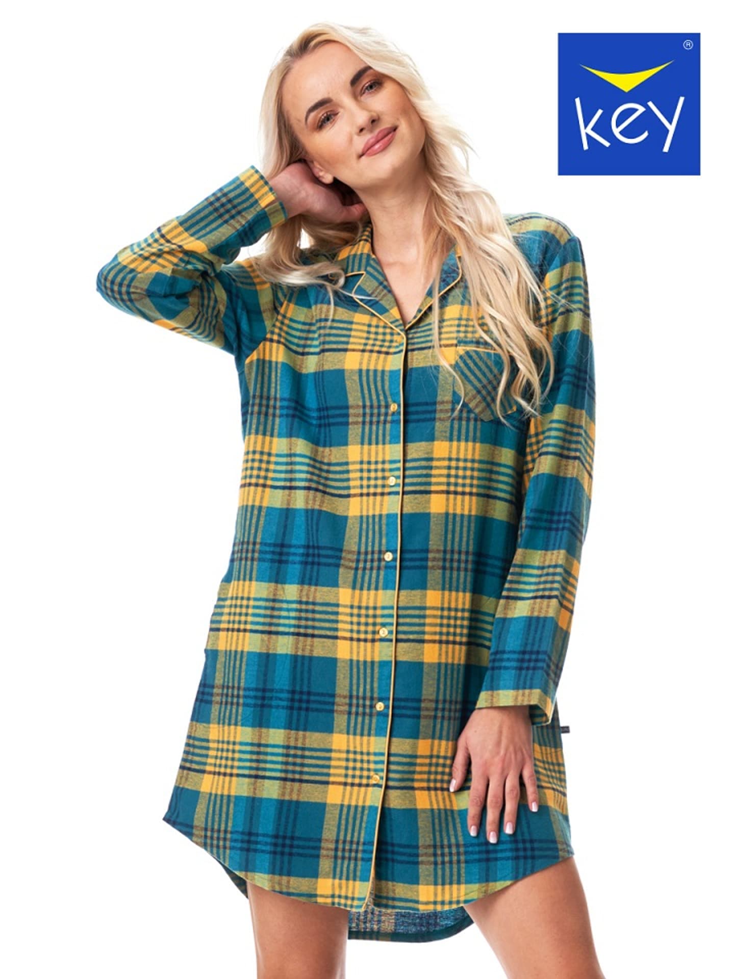 

KOSZULA KEY LND-407 B23 XXL- (kolor żółty, rozmiar 4XL)