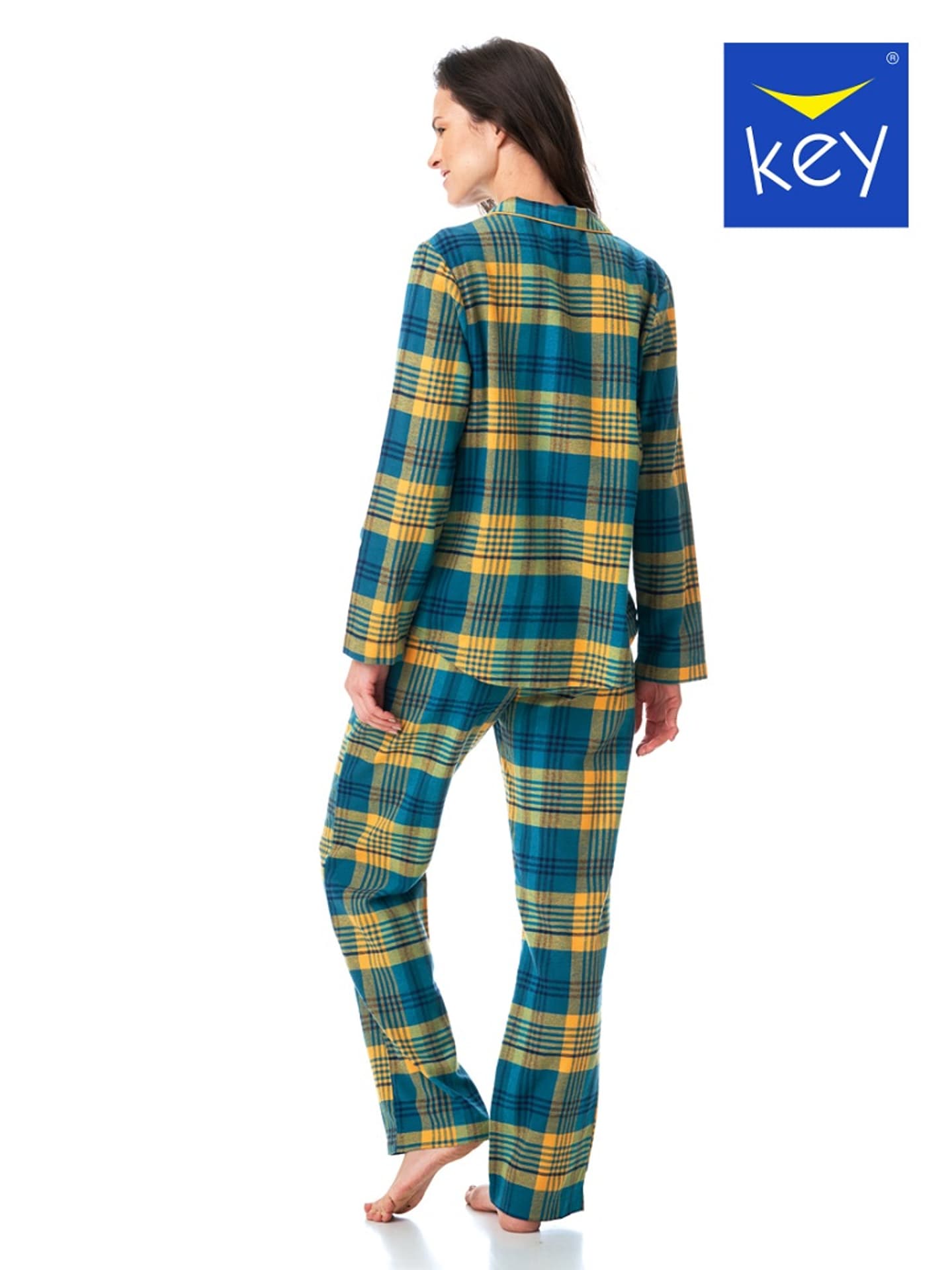 

PIŻAMA KEY LNS-407 B23 XXL-4XL (kolor żółty, rozmiar 3XL)