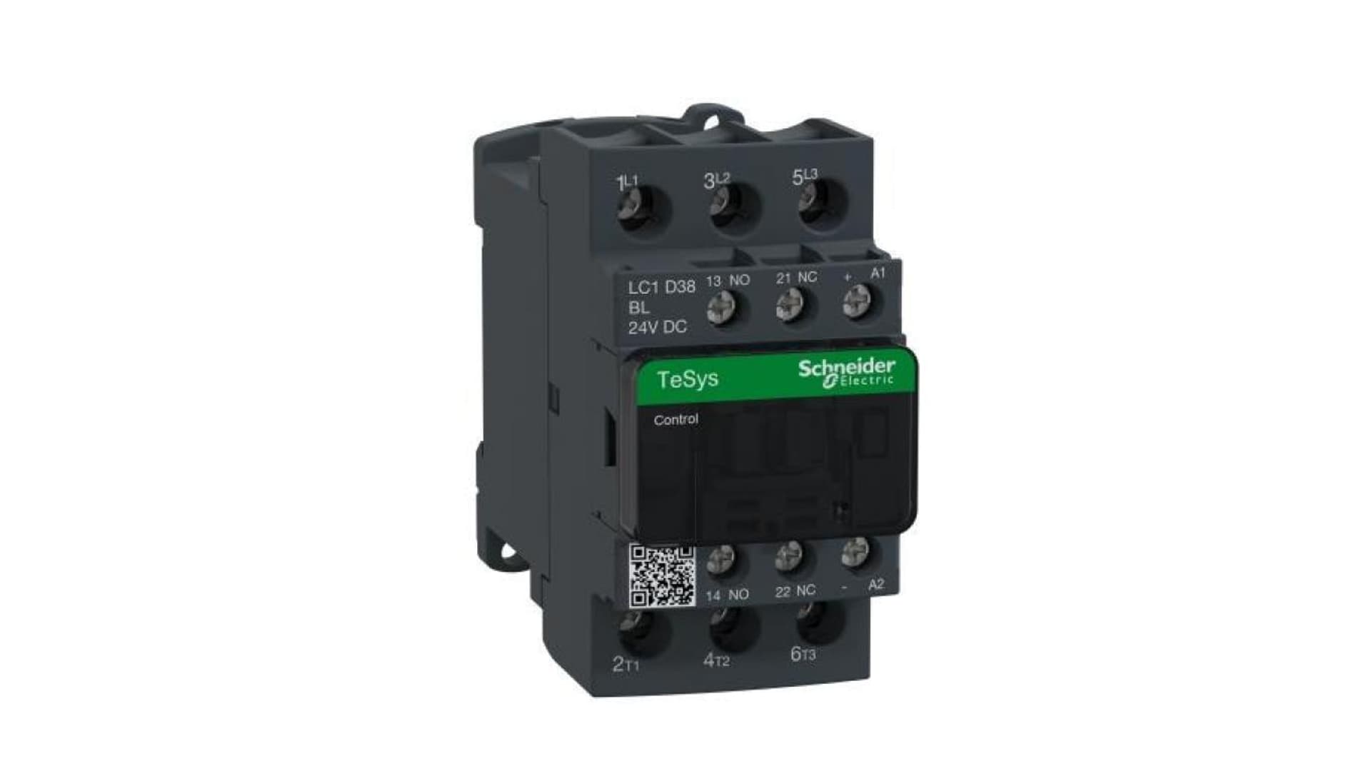 

TeSys Deca Stycznik mocy 38A 3P 24V DC 1Z 1R LC1D38BL