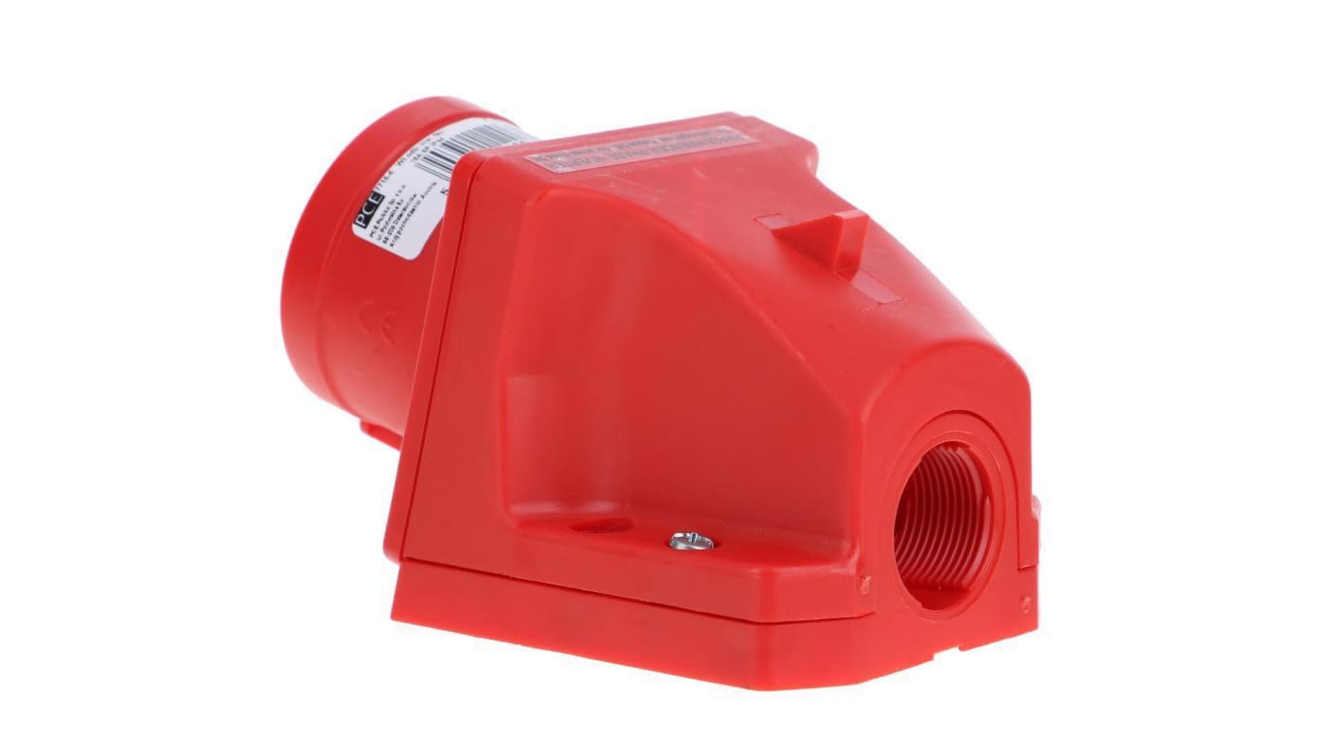 

Wtyczka odbiornikowa (zwrotnica faz) 16A 5P 400V czerwona IP44 7715-6