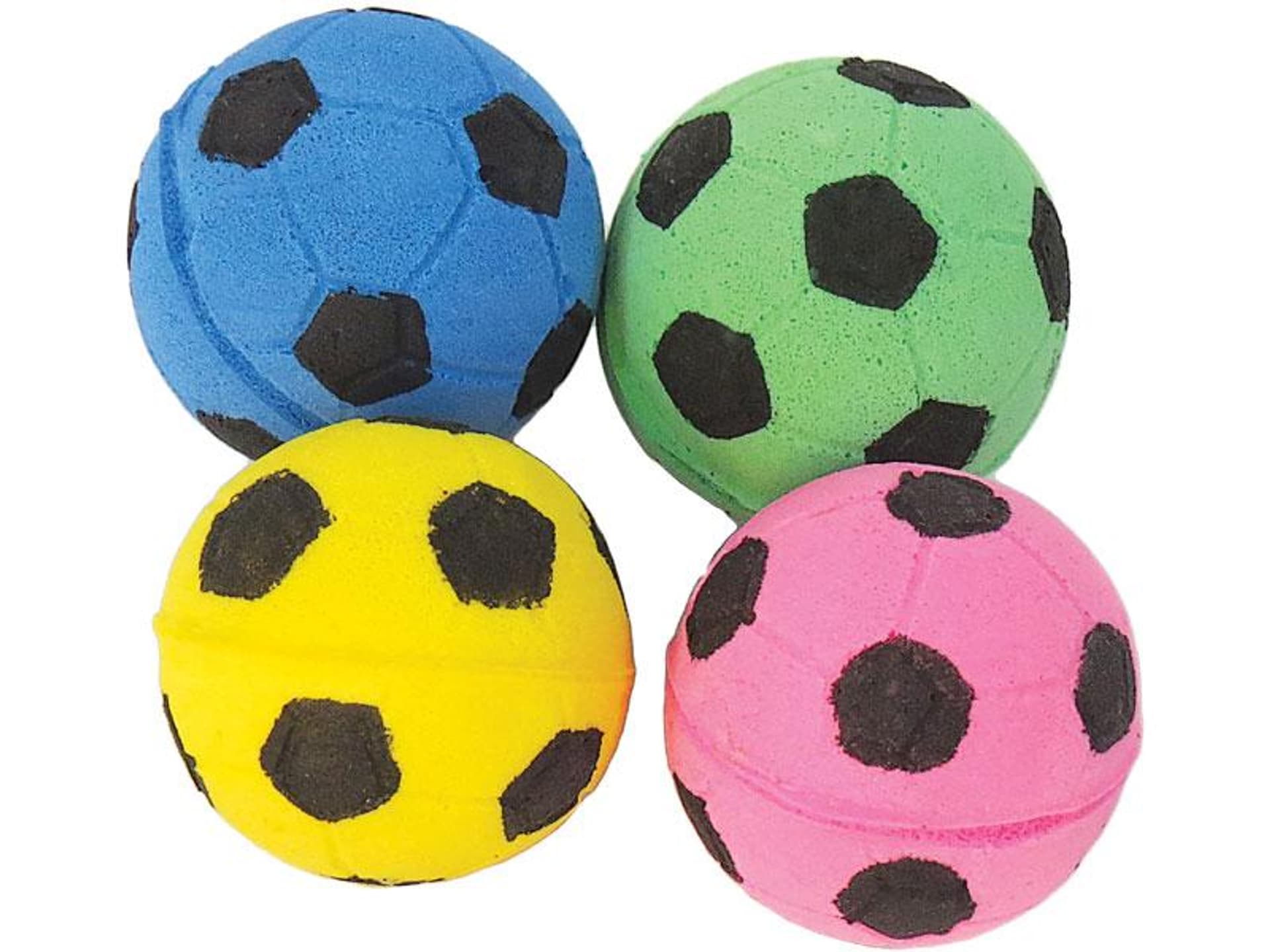 

K091 piłki futbol 4cm, zestaw 4 szt