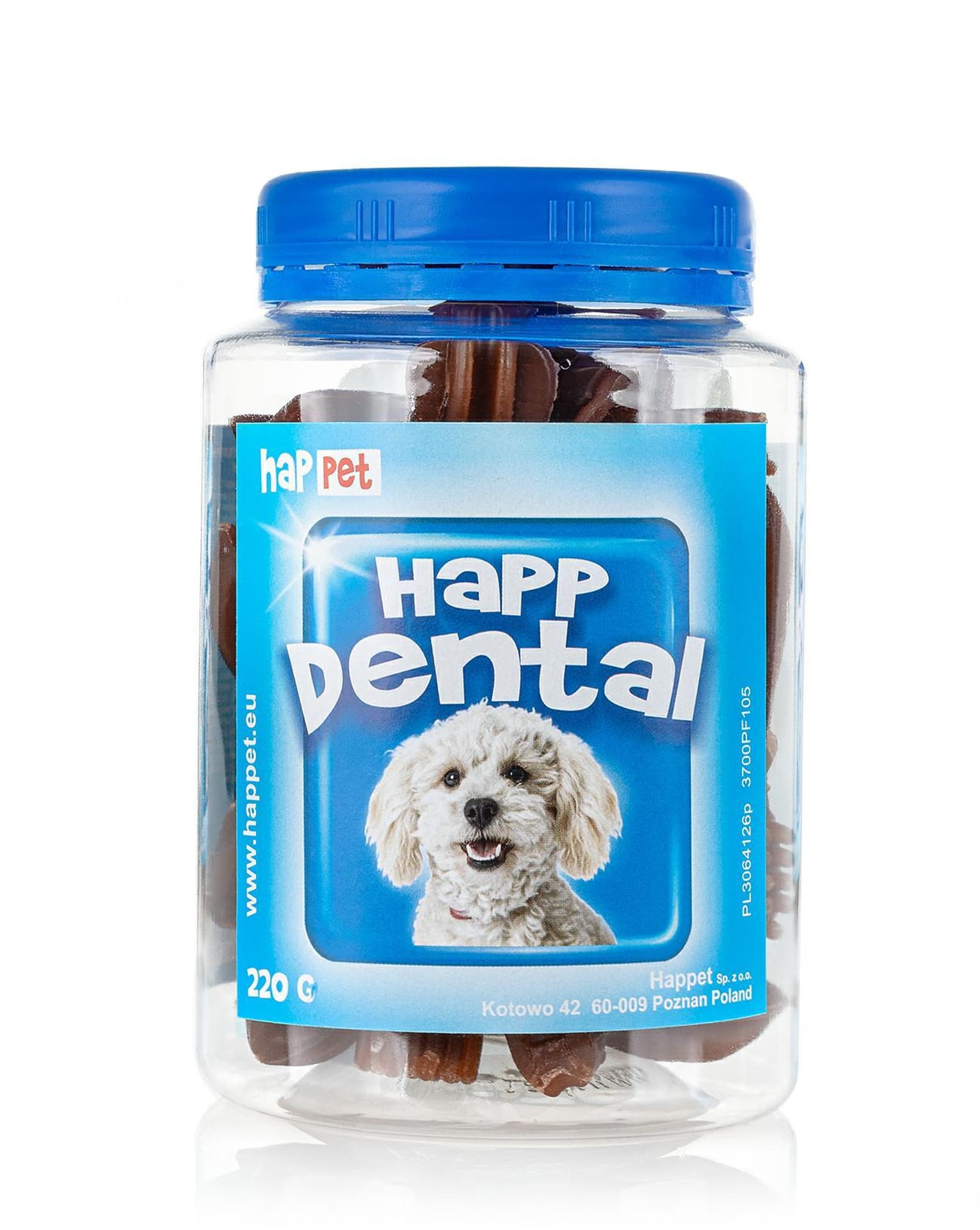 

HAPP DENTAL szczoteczka beef 220g słoik