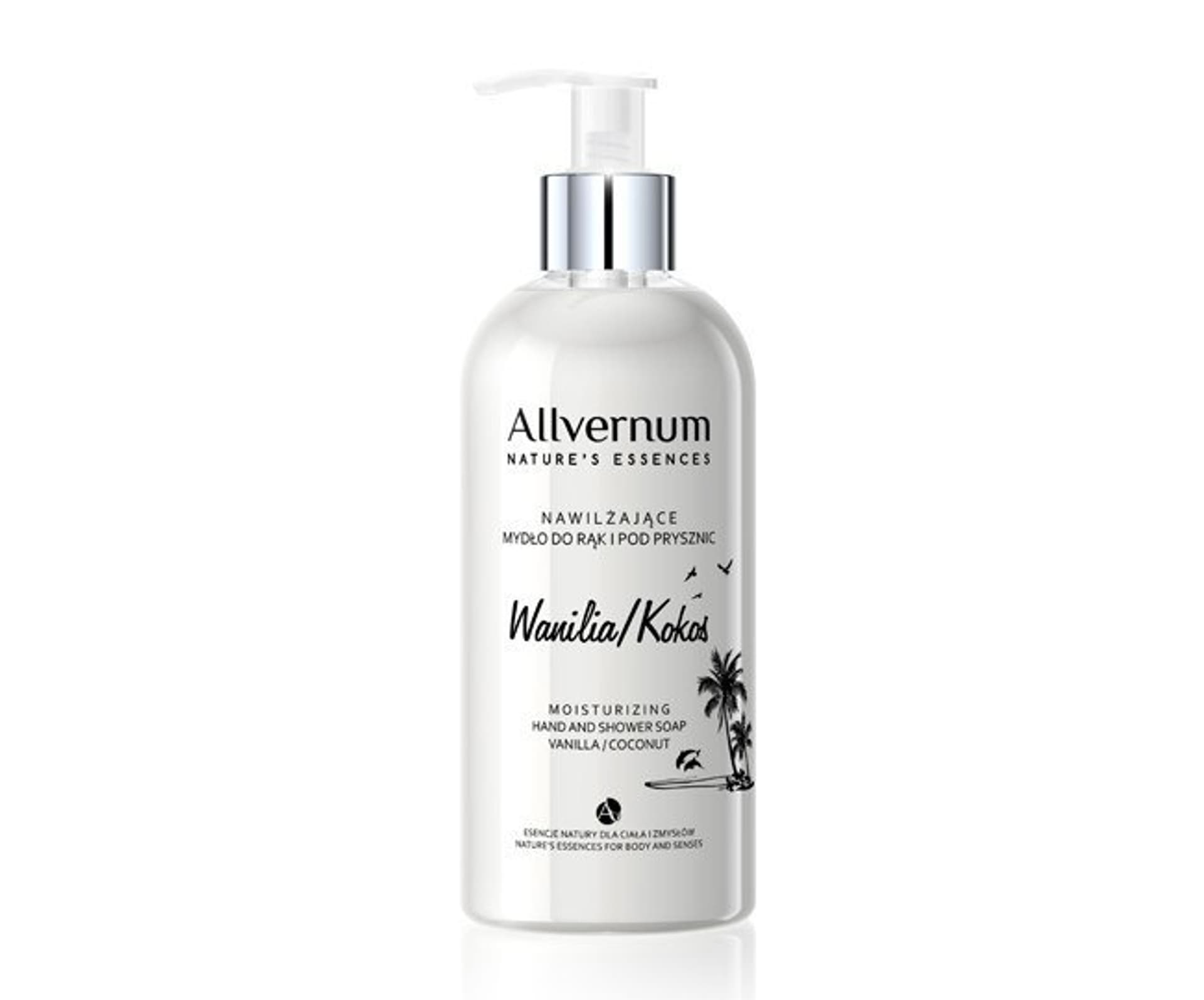 

Allvernum Nature`s Essences Mydło do rąk i pod prysznic Wanilia-Kokos 300ml