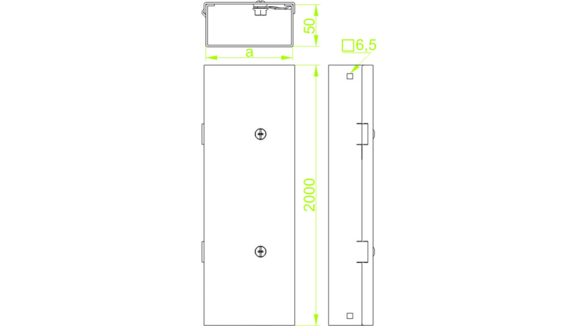 

Korytko kablowe 100x50mm KMPP100H50/2 810010 /2m/