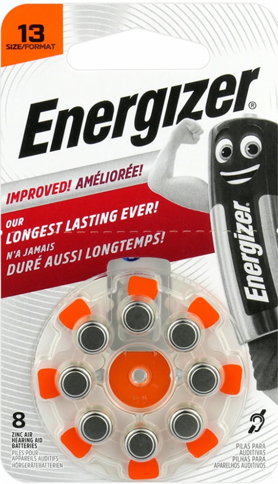 

BATERIA ENERGIZER SŁUCHOWA TFT AZ 13 /8