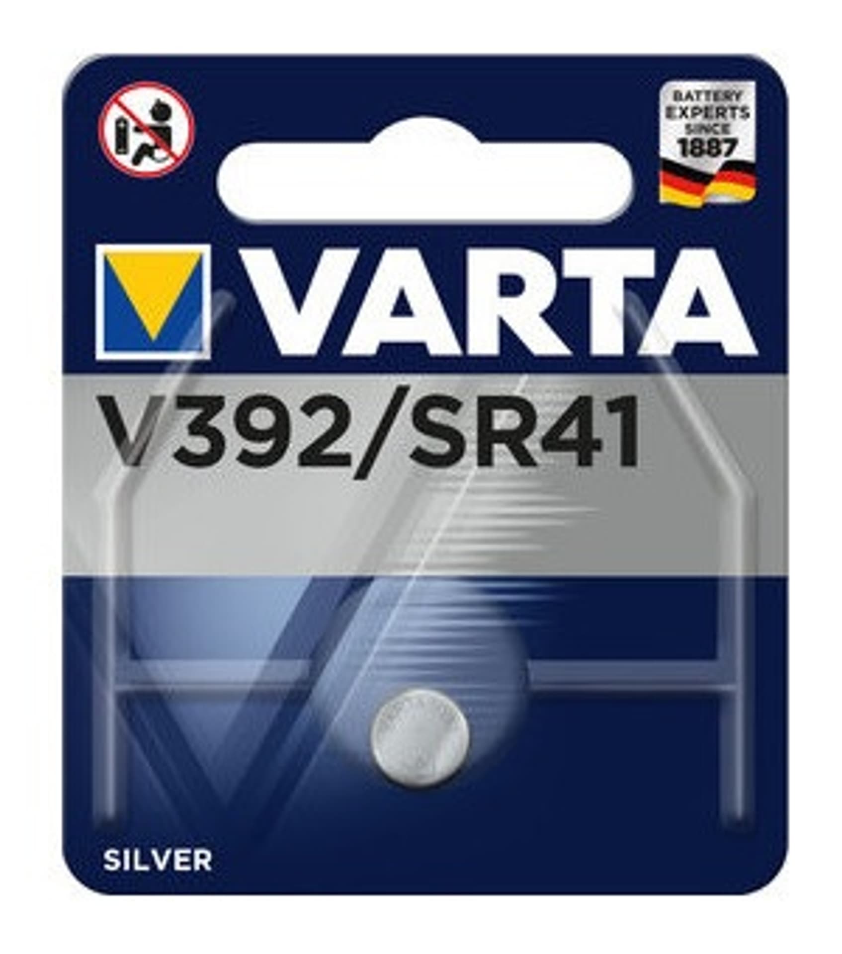 

BATERIA ZEGARKOWA SREBROWA SR41 40mAh 1,55V OEM