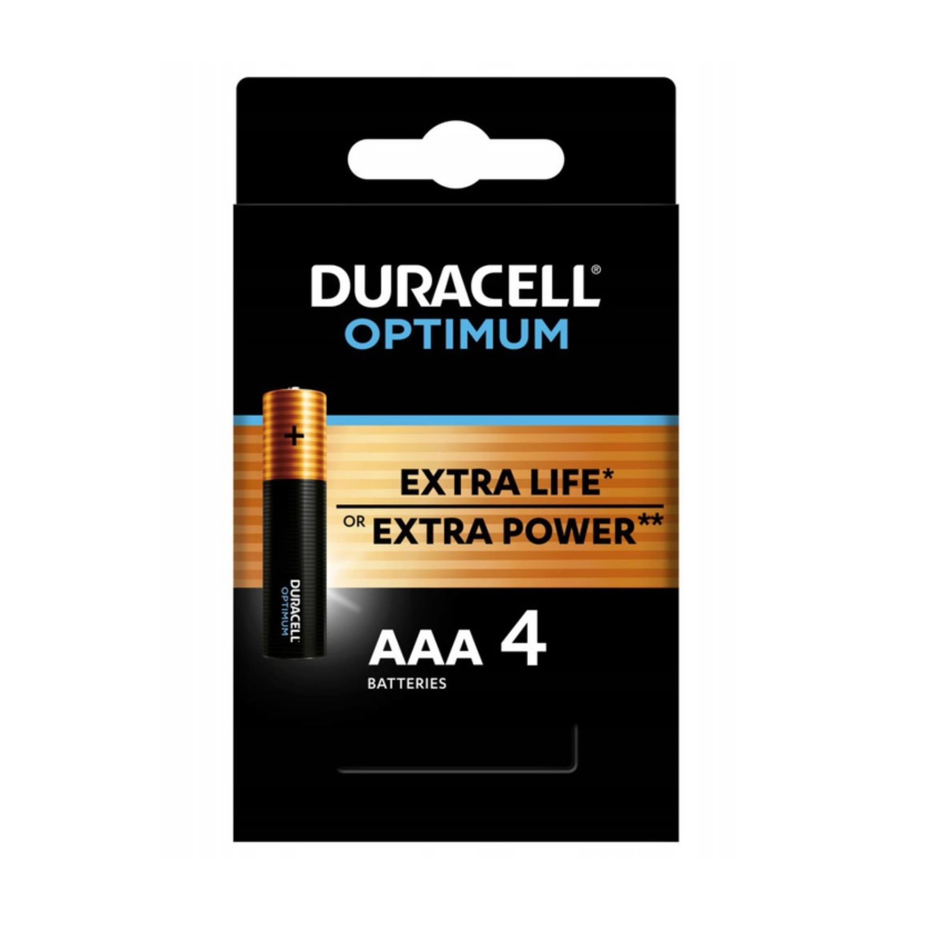 

BATERIA OPTIMUM ALKALICZNA LR3 bl./4szt DURACELL