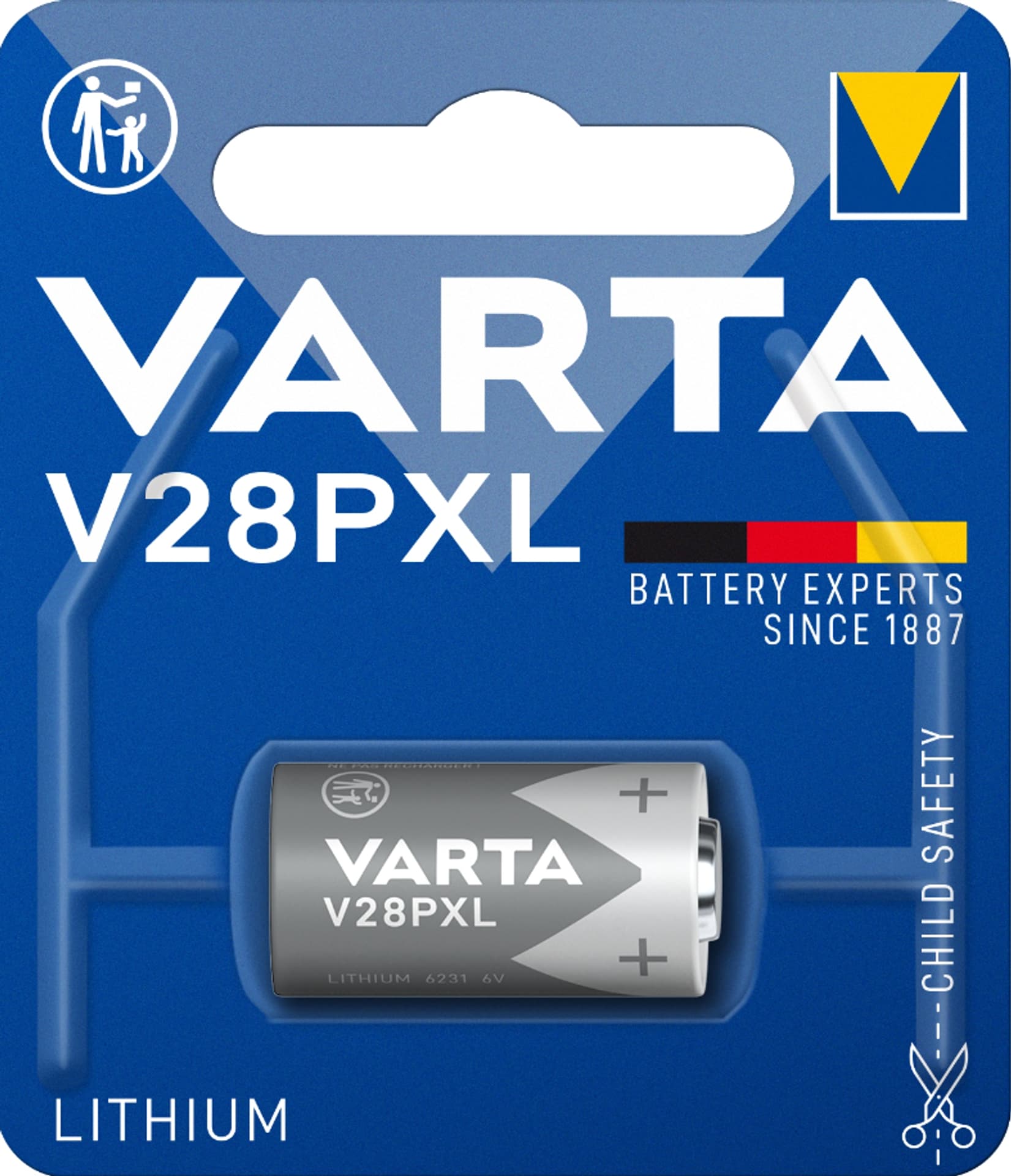 

BATERIA LITOWA SREBROWA VARTA 6V V28 PXL 170 mAh