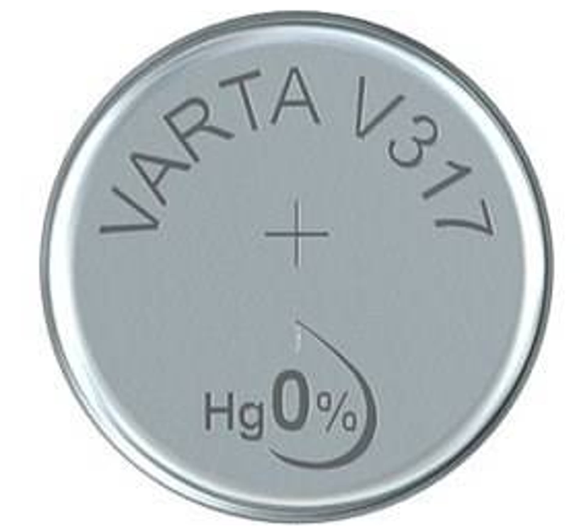 

BATERIA ZEGARKOWA SREBROWA VARTA 1,55 V 11 mAh