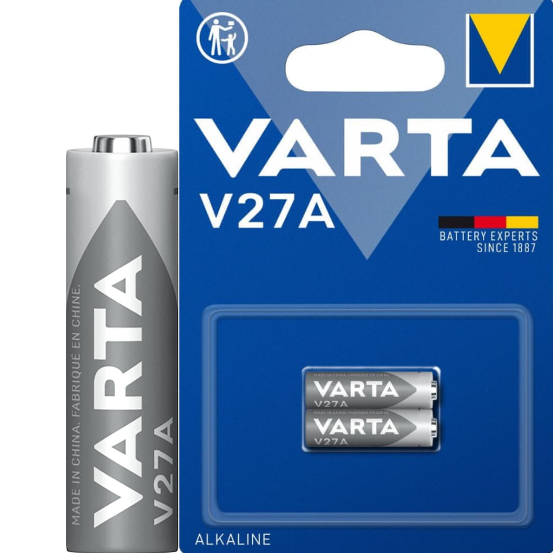 

BATERIA ALKALICZNA VARTA V27A 12 V 21 mAh 2 SZT.