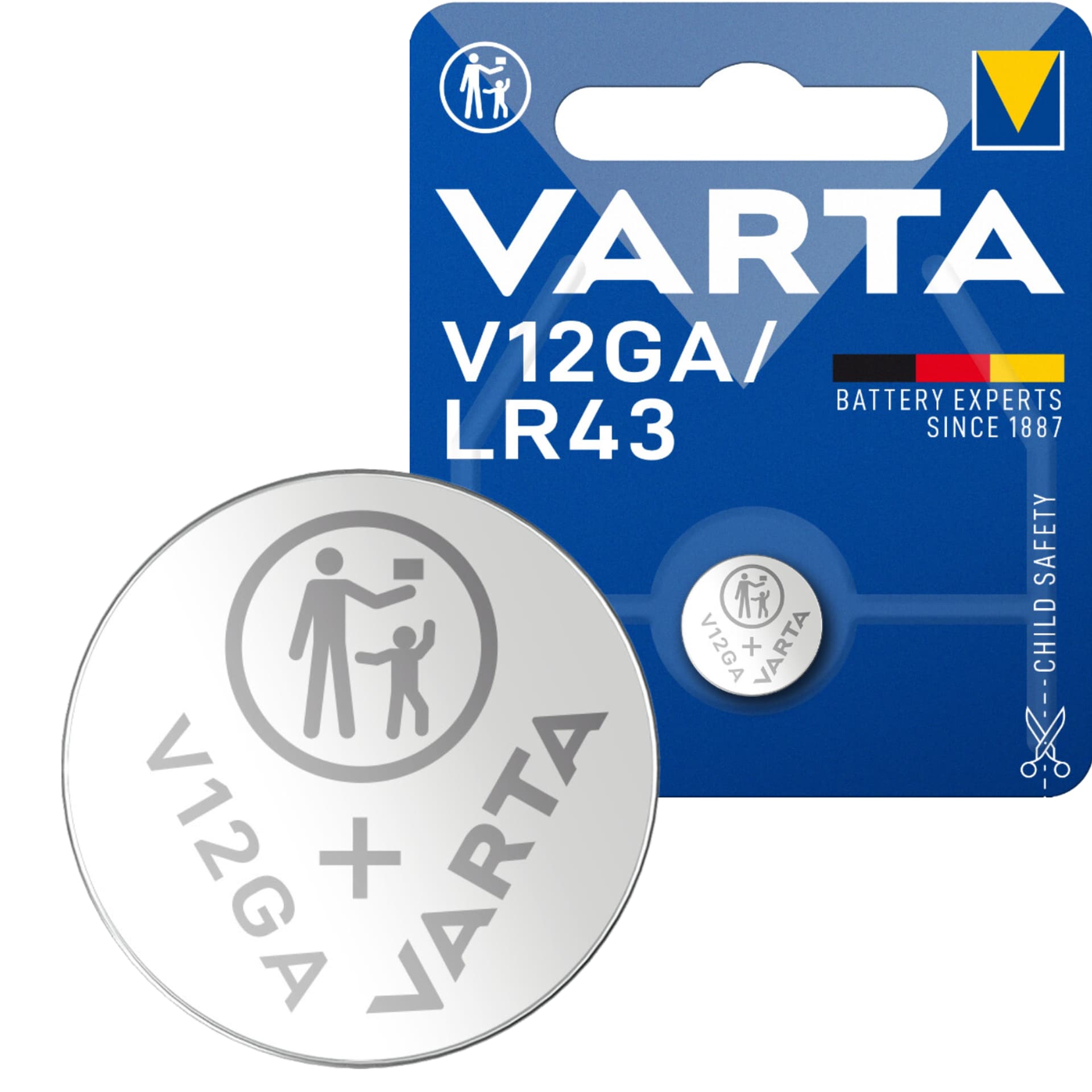 

BATERIA ALKALICZNA MINI VARTA V12GA LR43 BL/1