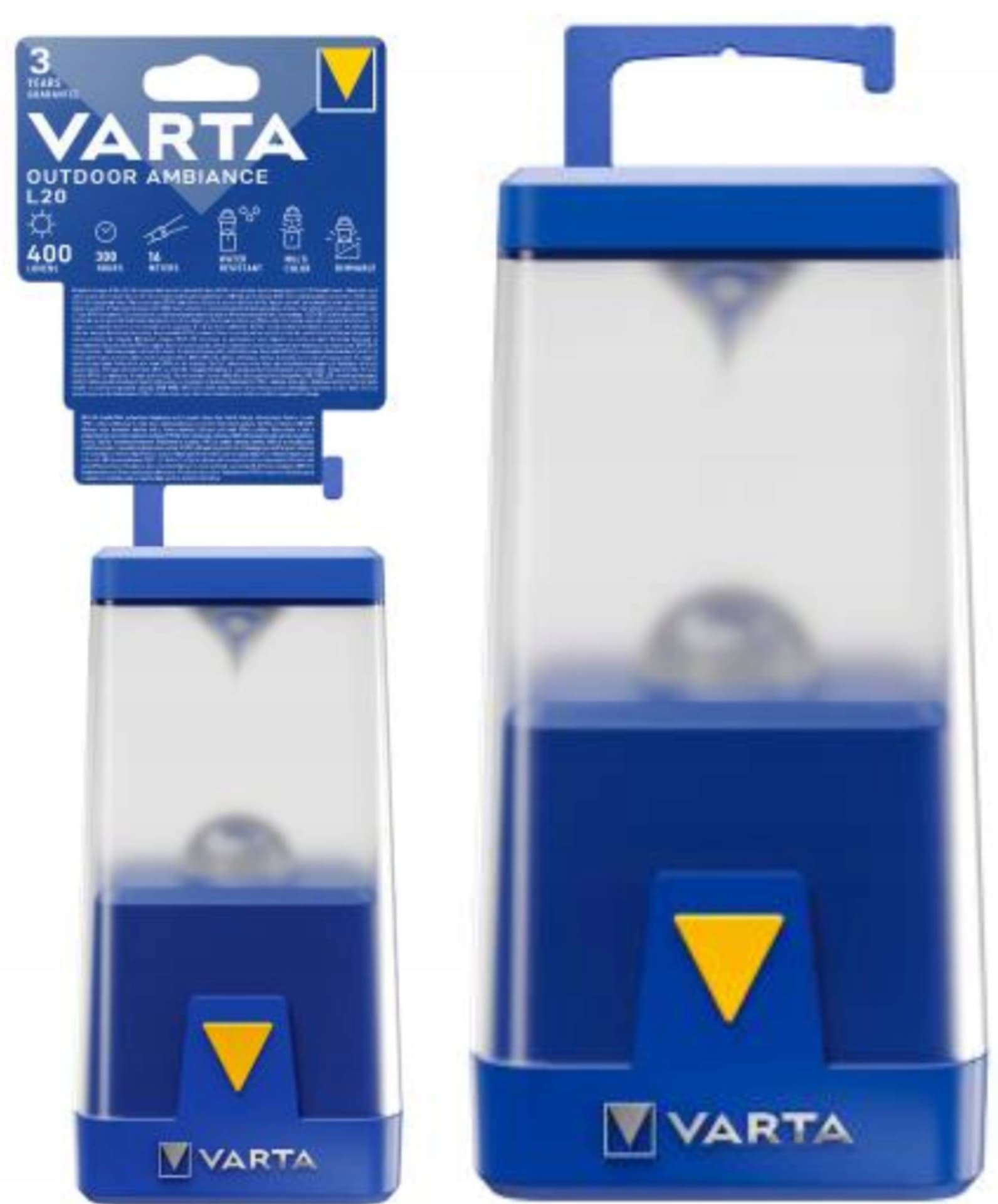 

LATARKA KEMPING LATARNIA VARTA AMBIANCE L20 6xAA