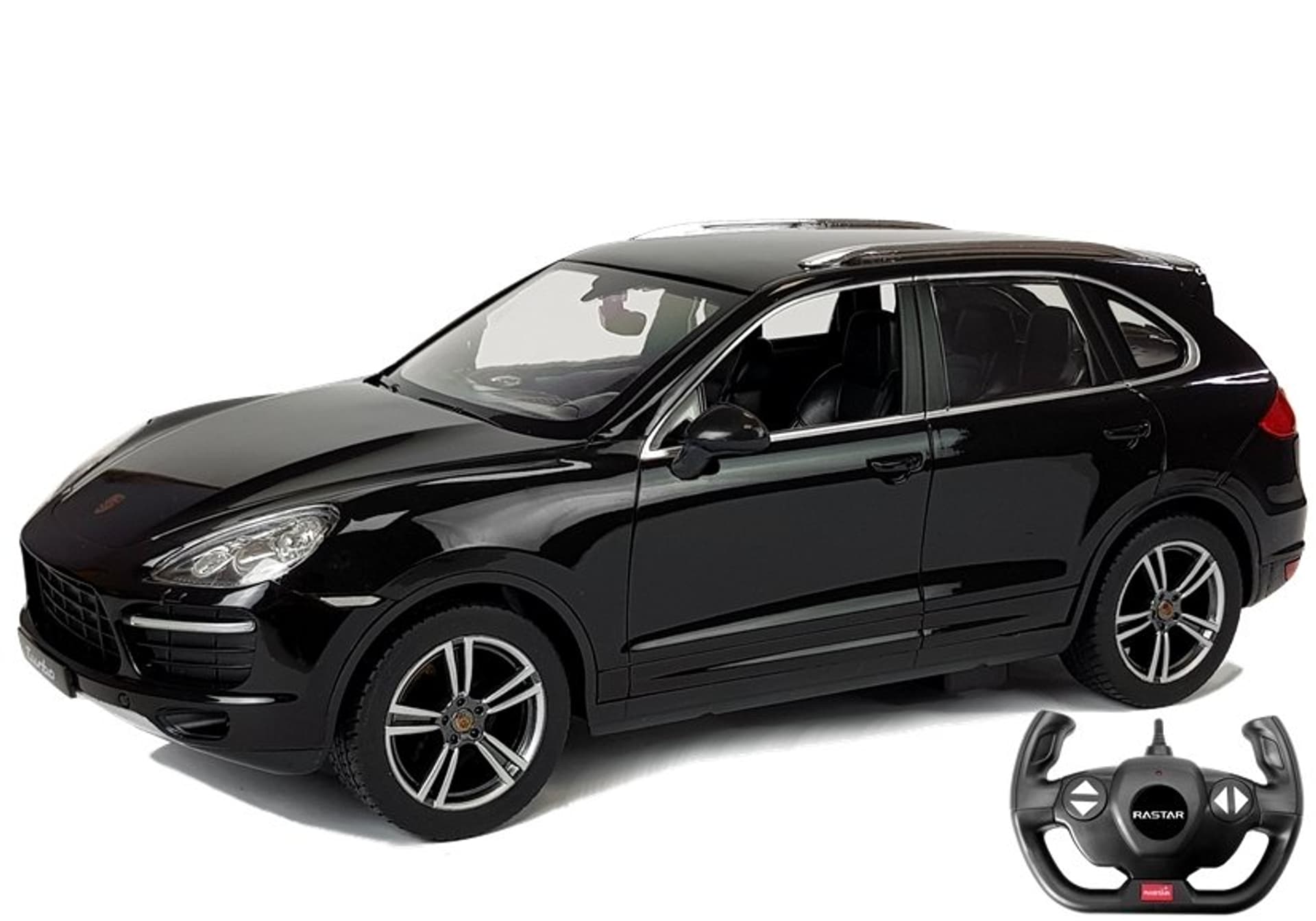 

Auto R/C Porsche Cayenne Turbo Rastar 1:14 Czarne na Pilota