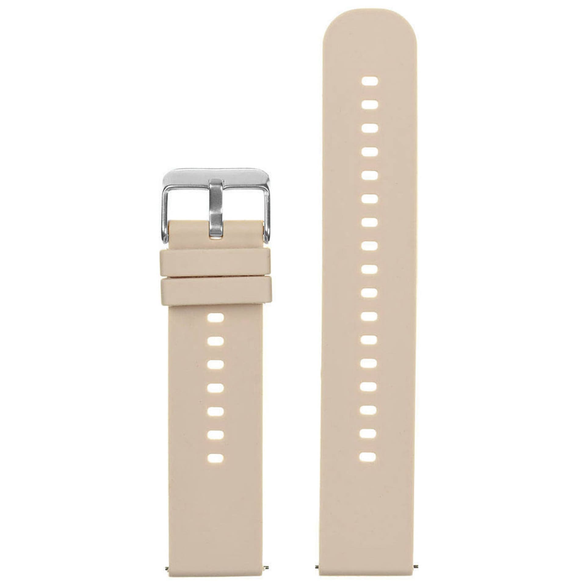 

Pasek gumowy do smartwatch U01 - fiolet/srebrny - 20mm