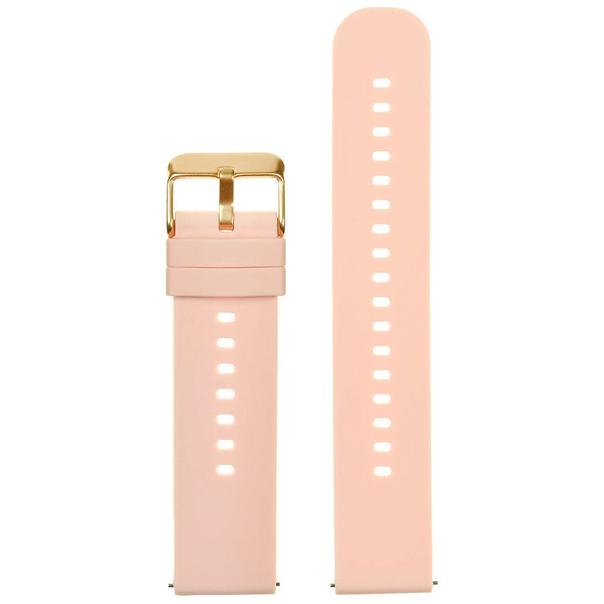 

Pasek gumowy do smartwatch U01 - miętowy/rosegold - 20mm