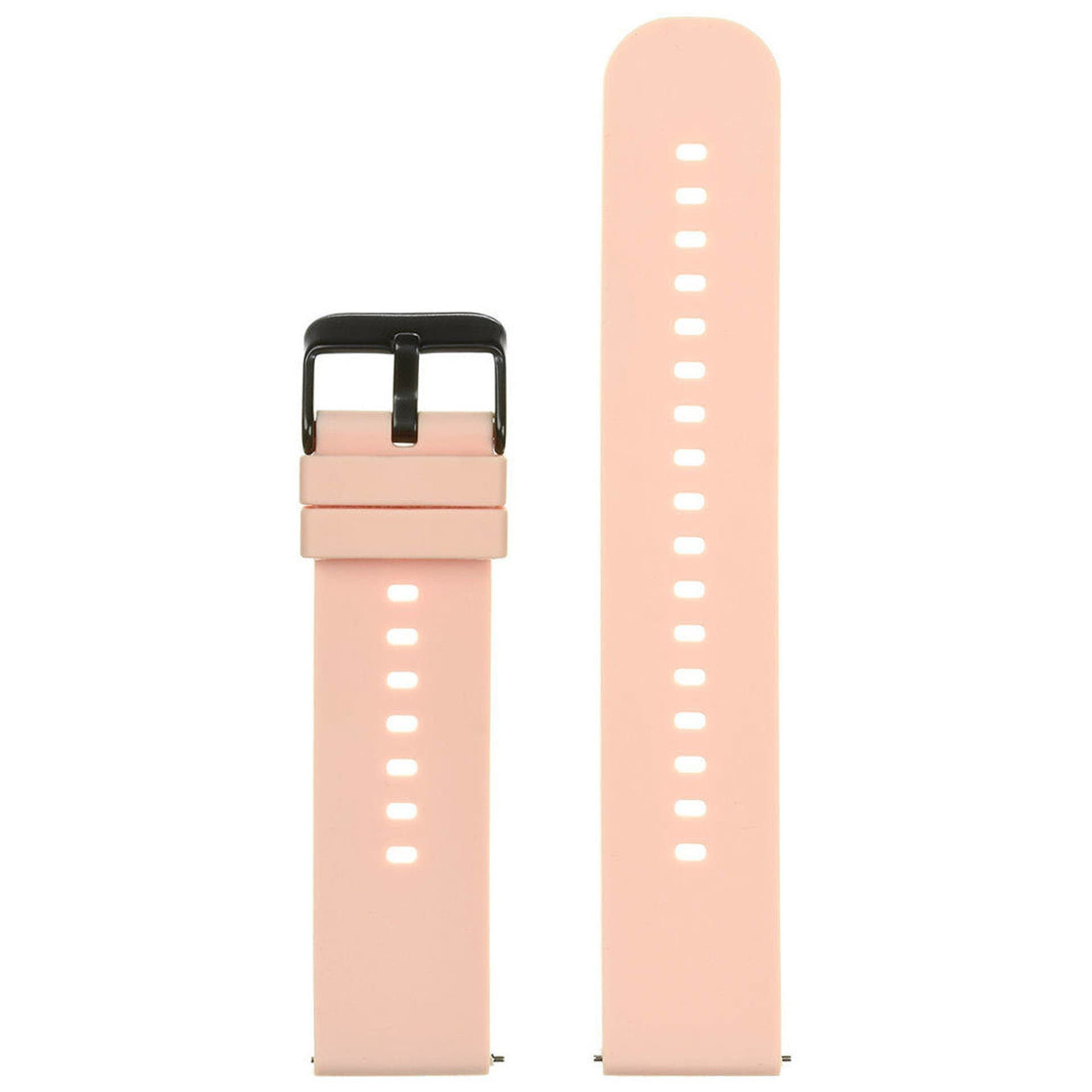 

Pasek gumowy do smartwatch U01 - pomarańczowy/r.gold - 18mm