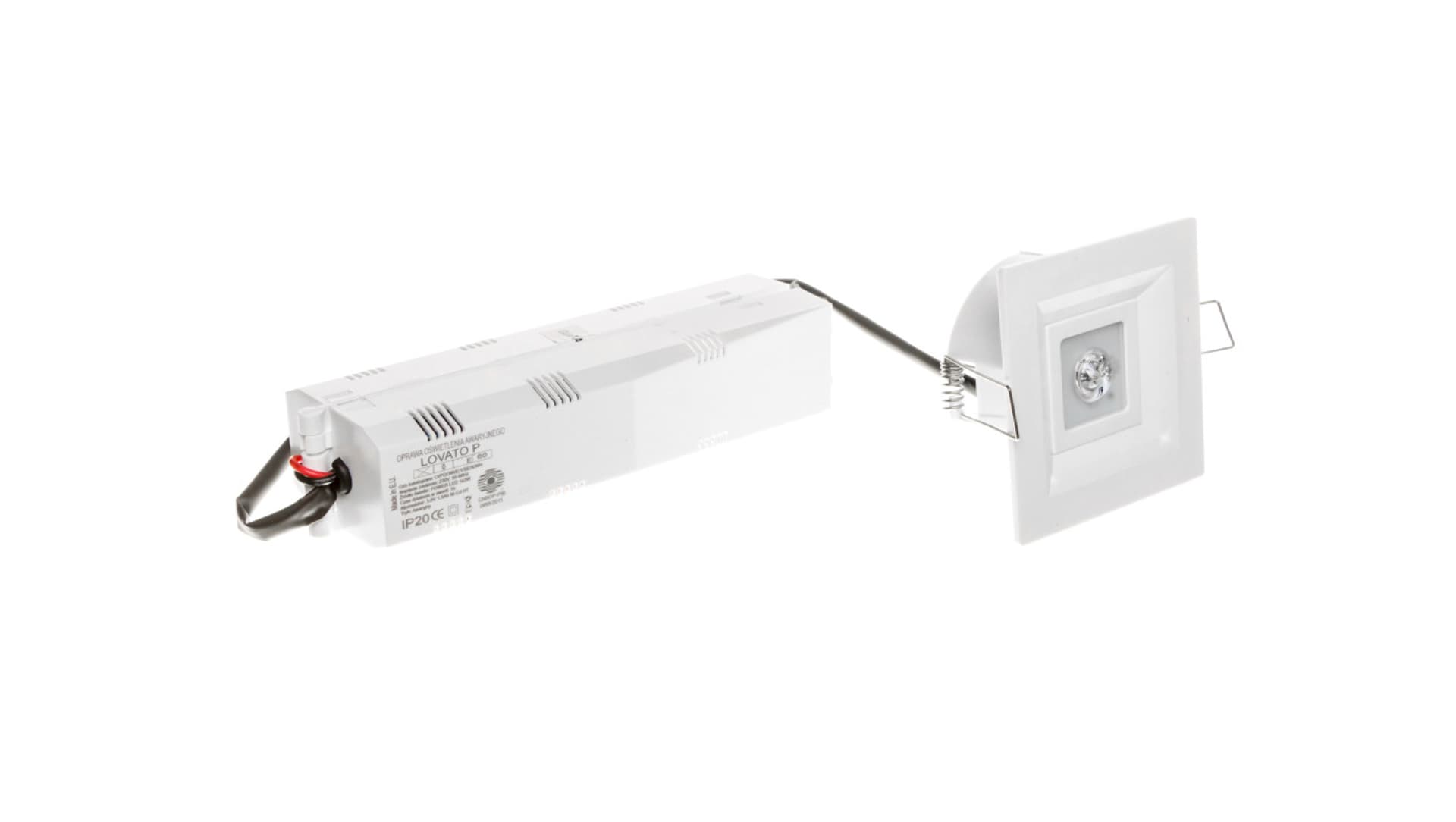 

Oprawa awaryjna LOVATO P ECO LED 3W 315lm opt. otwarta 1h jednozadaniowa biała LVPO/3W/E/1/SE/X/WH