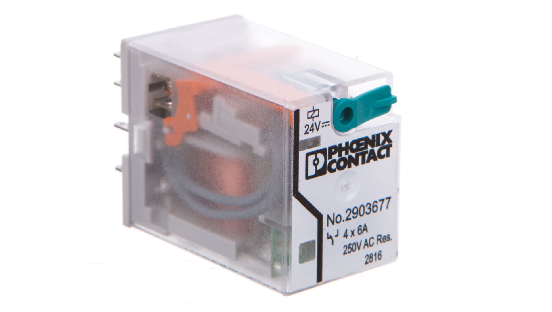 

Przekaźnik przemysłowy 4P 6A 24V DC REL-IR4/LDP- 24DC/4X21 2903677 /10szt./