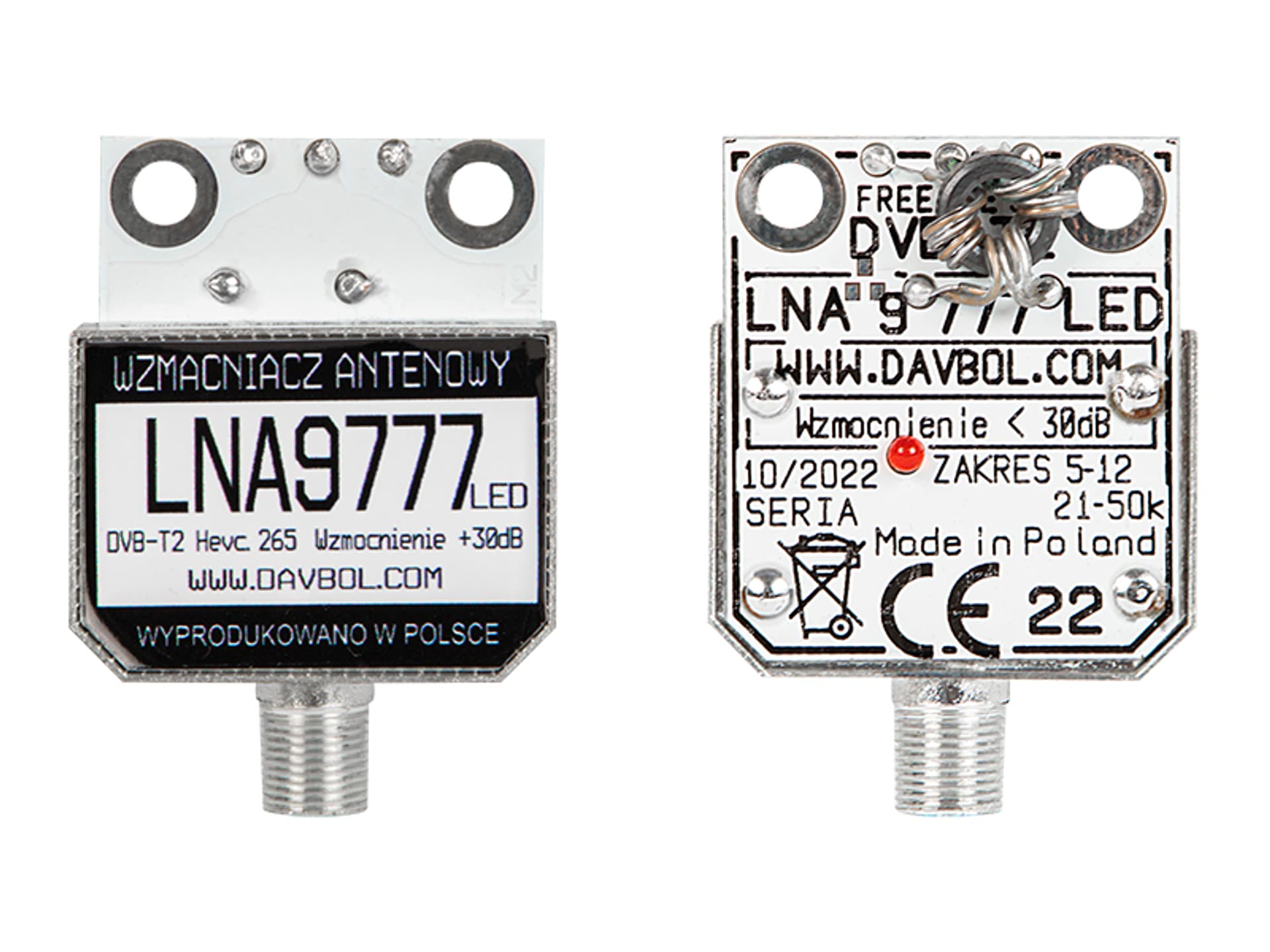 

Wzmacniacz antenowy LNA9777 LED