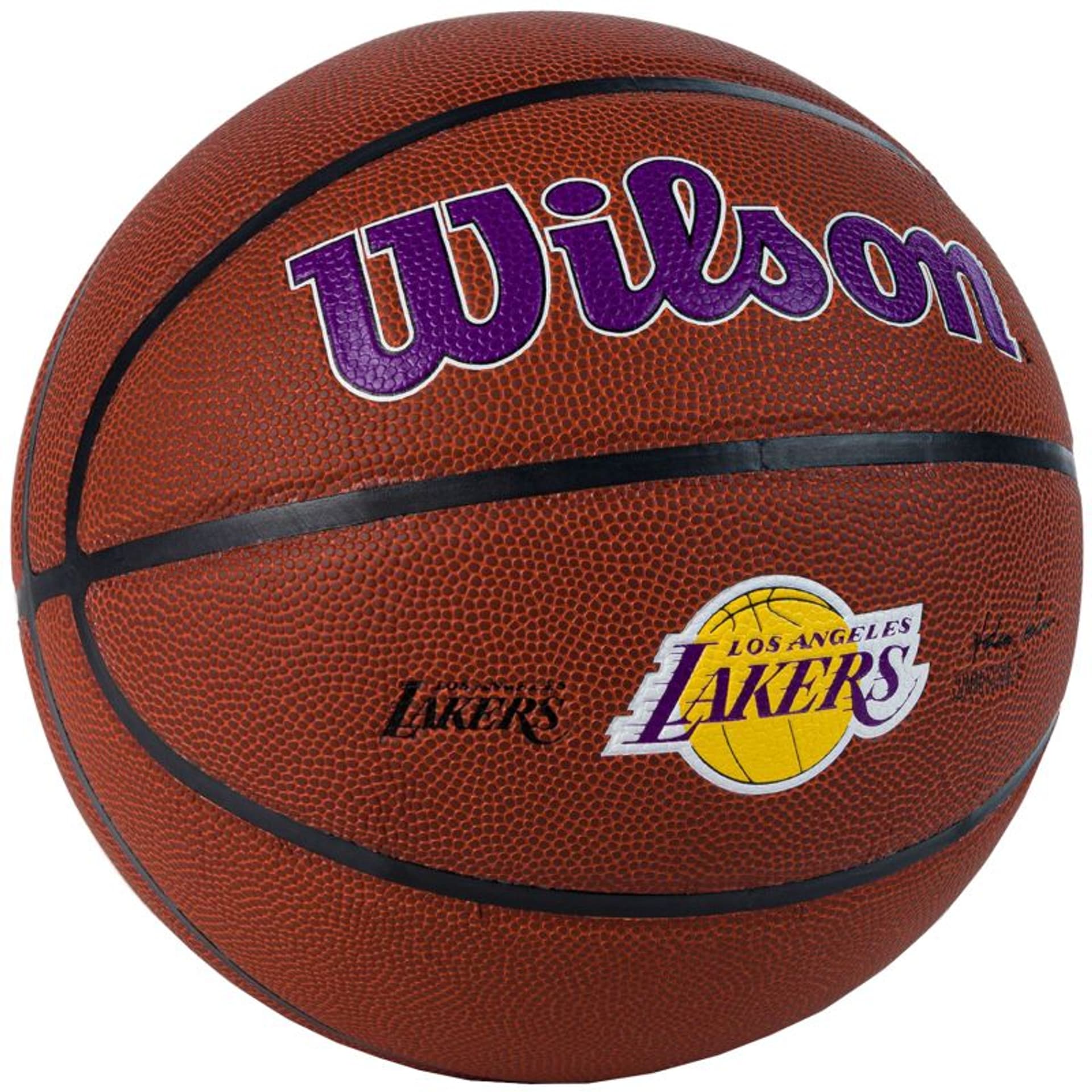

Piłka do koszykówki Wilson Team Alliance Los Angeles Lakers Ball (kolor Brązowy, rozmiar 7)