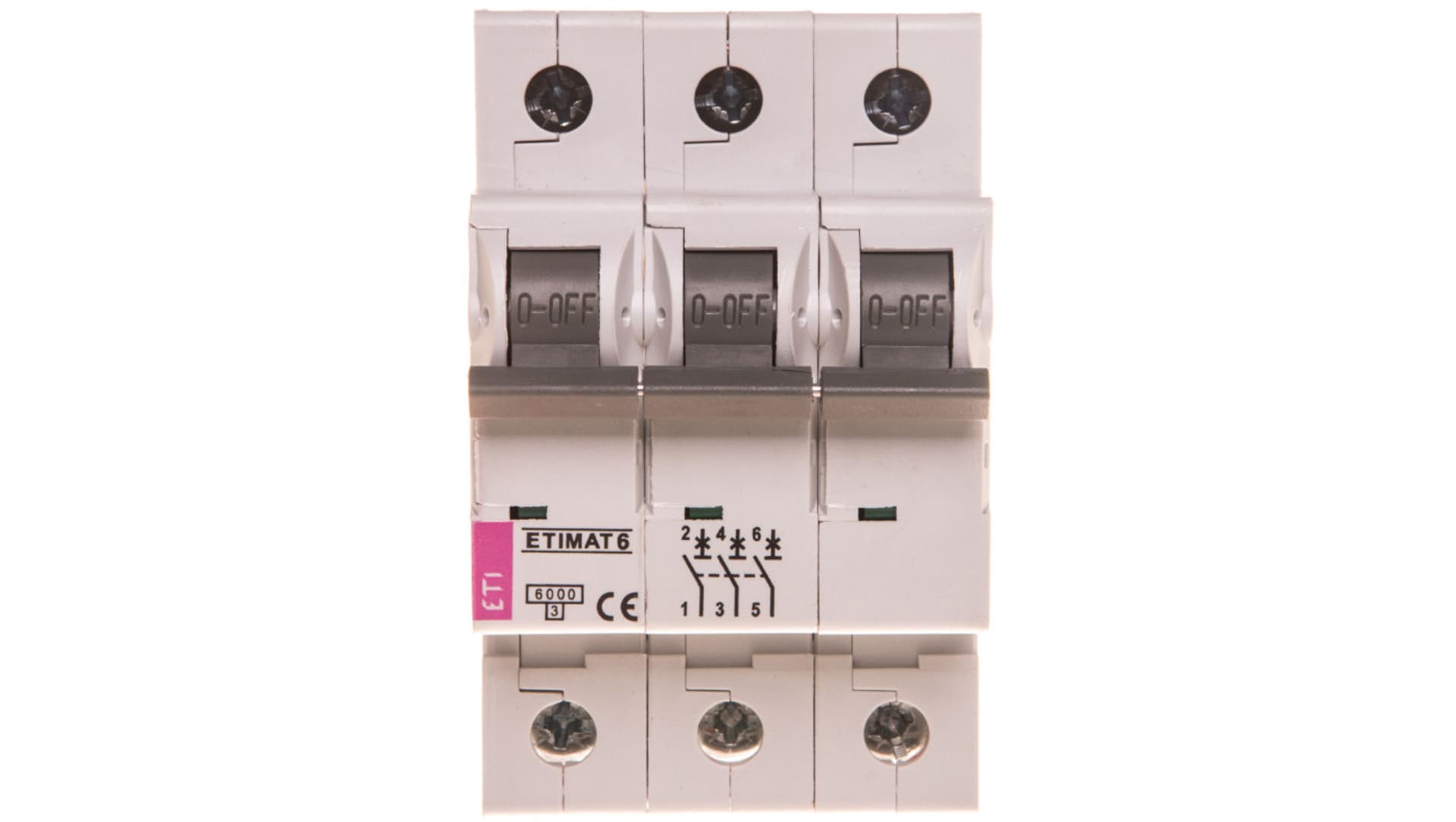 

Wyłącznik nadprądowy 3P C 10A 6kA AC ETIMAT 6 002145514