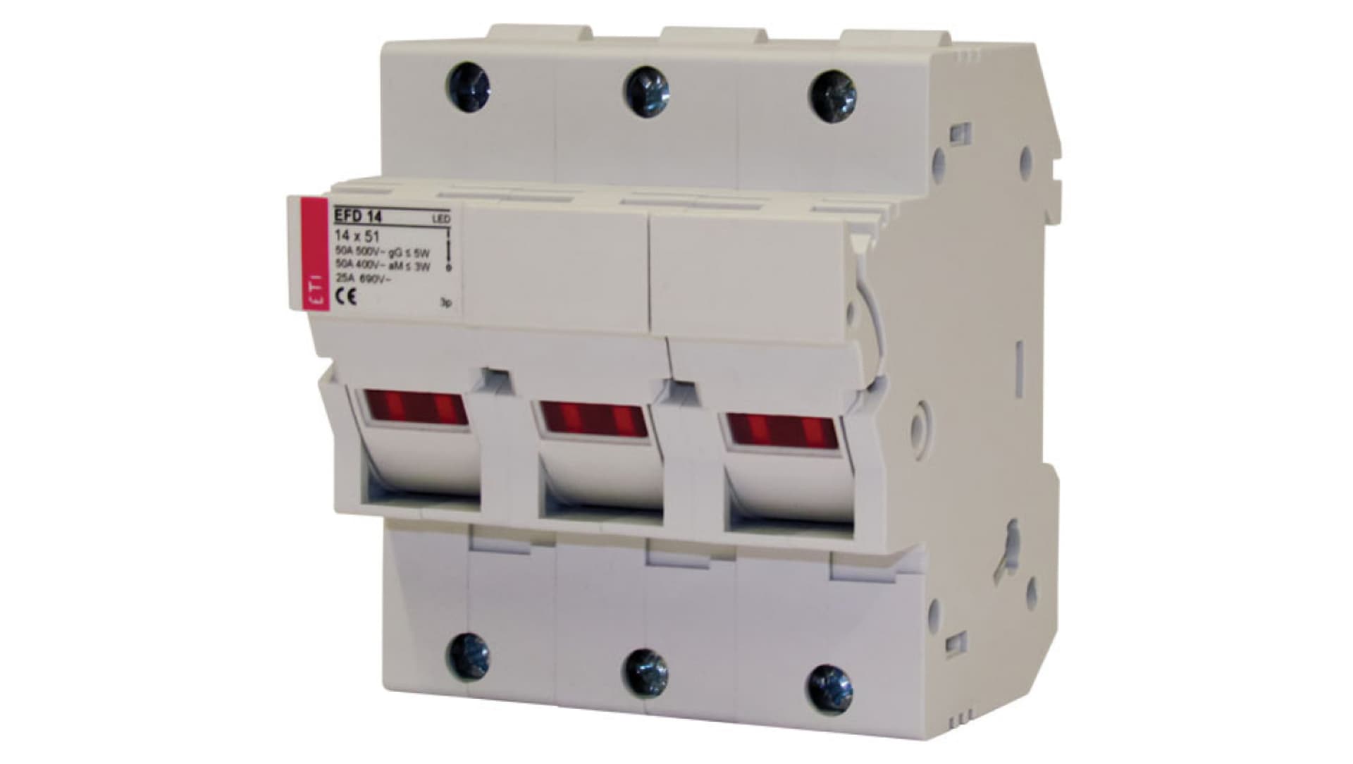 

Rozłącznik bezpiecznikowy 3P 50A 14x51mm EFD 14 002560004