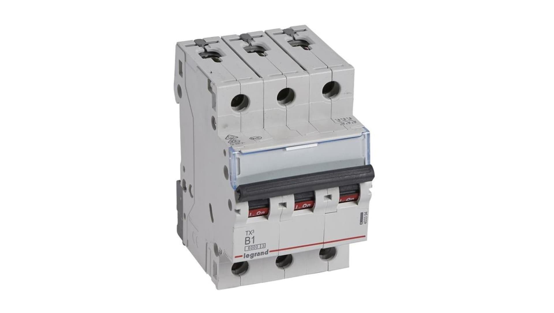 

Wyłącznik nadprądowy 3P B 1A 6kA AC S303 TX3 403394