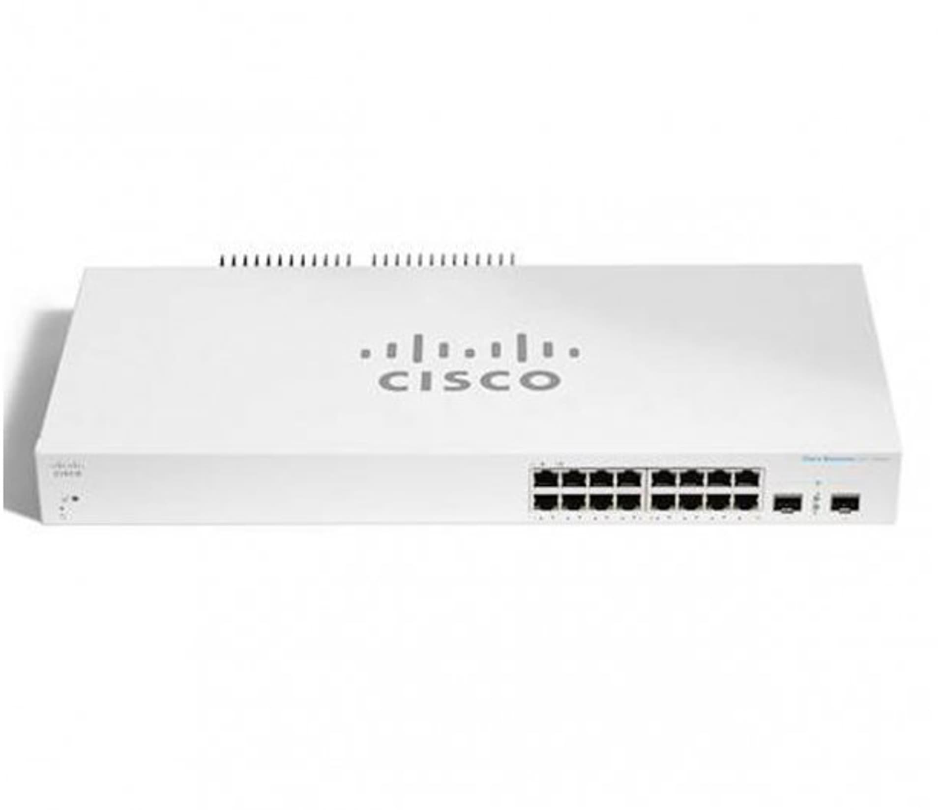 

CISCO CBS220-16T-2G 16-PORT 10/100/1000 SWITCH, 2X SFP