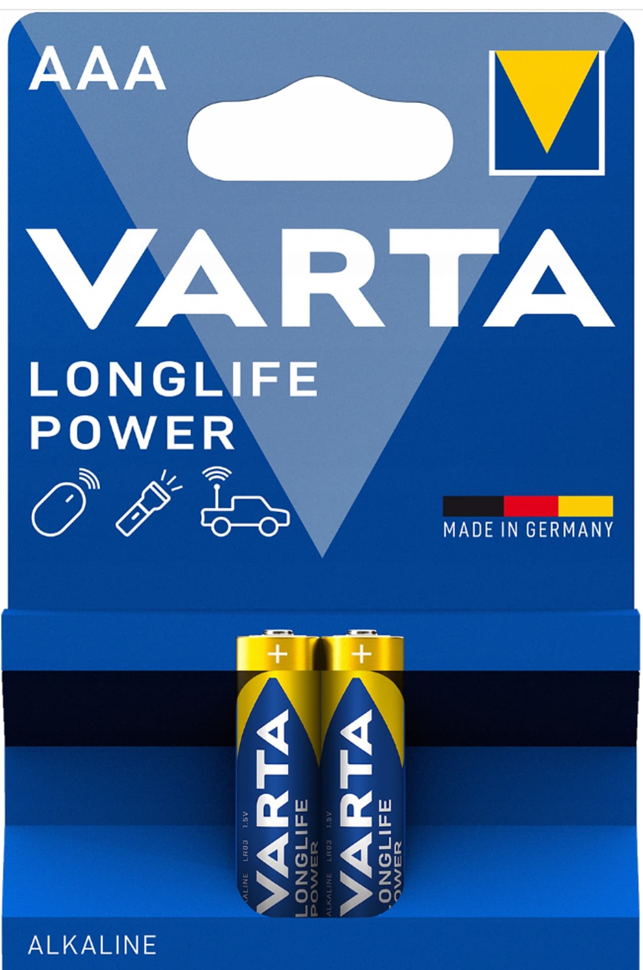 

BATERIE ALKALICZNE VARTA LR03 LONGLIFE POWER BL/2