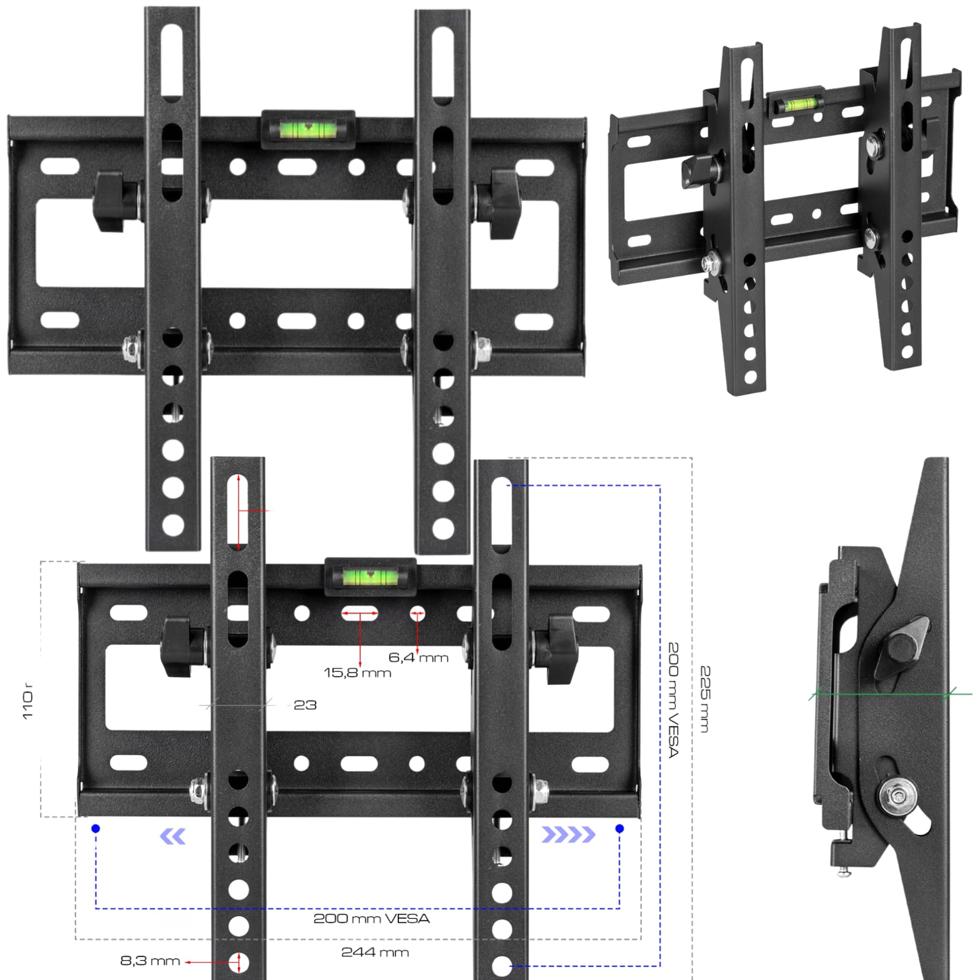 

Uchwyt TV LCD 17- 42 WARSZAWA czarny LIBOX LB-130