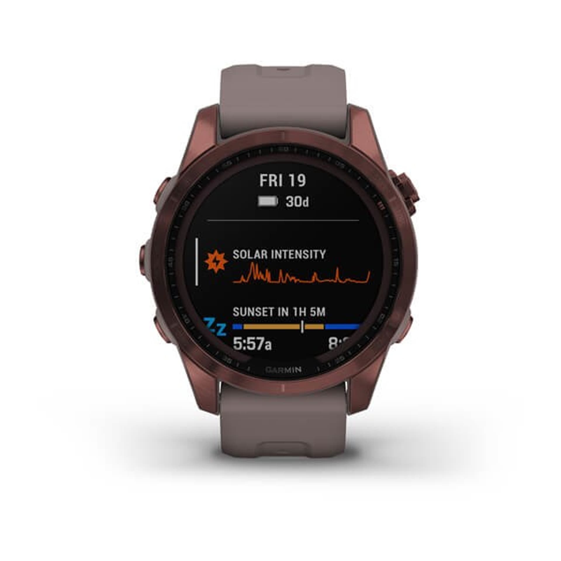 

Zegarek Garmin fenix 7S Sapphire SOLAR D.Bronze Titanium Shale Gray