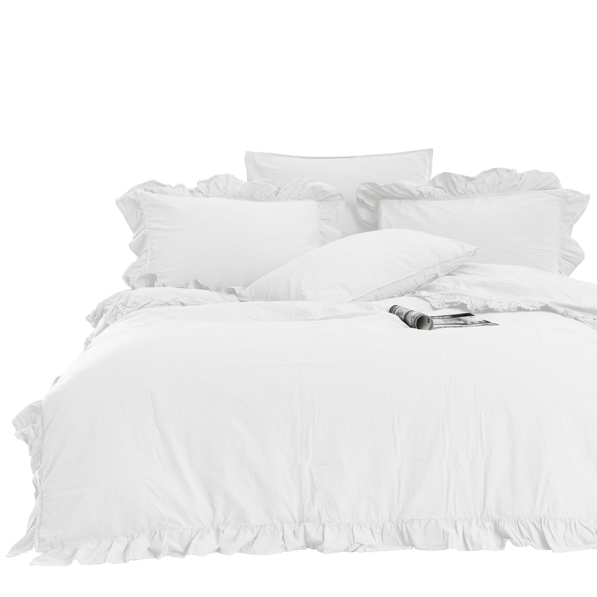 

Pościel bawełniana OPTIC WHITE/160x200(P) STONEWASHED, P) stonewashe