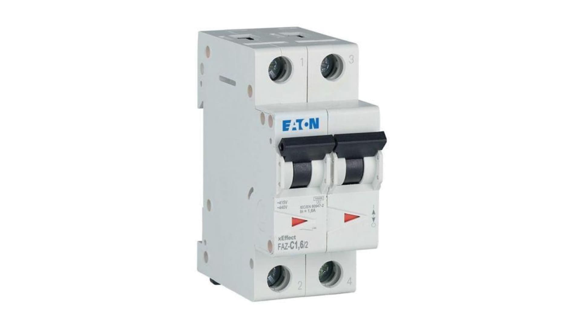 

Wyłącznik nadprądowy 2P C 1,6A 15kA AC FAZ-C1,6/2 278747