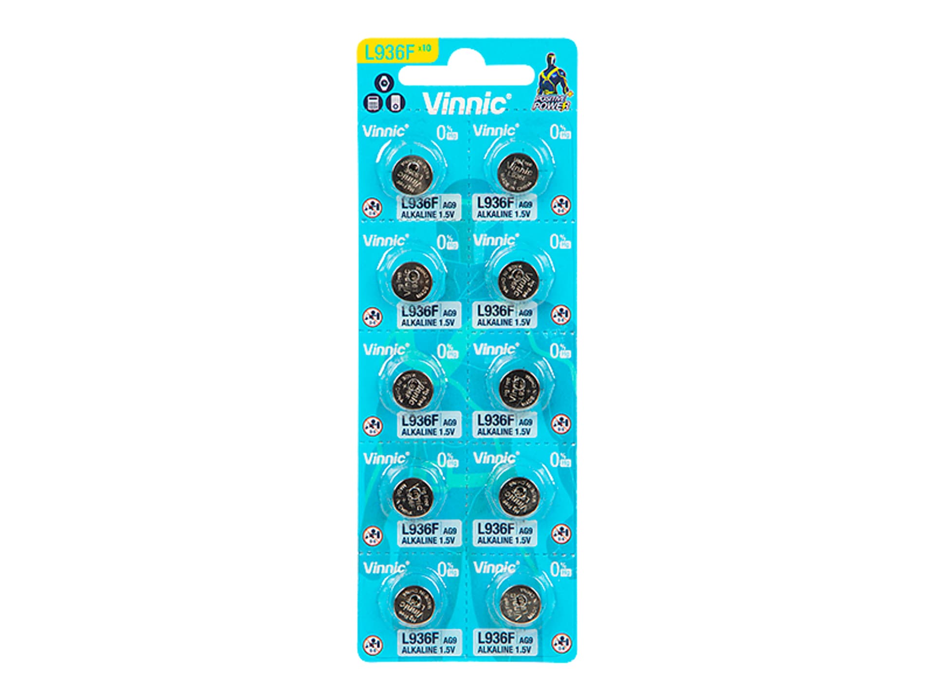 

8752# Bateria ag 9 blister l936