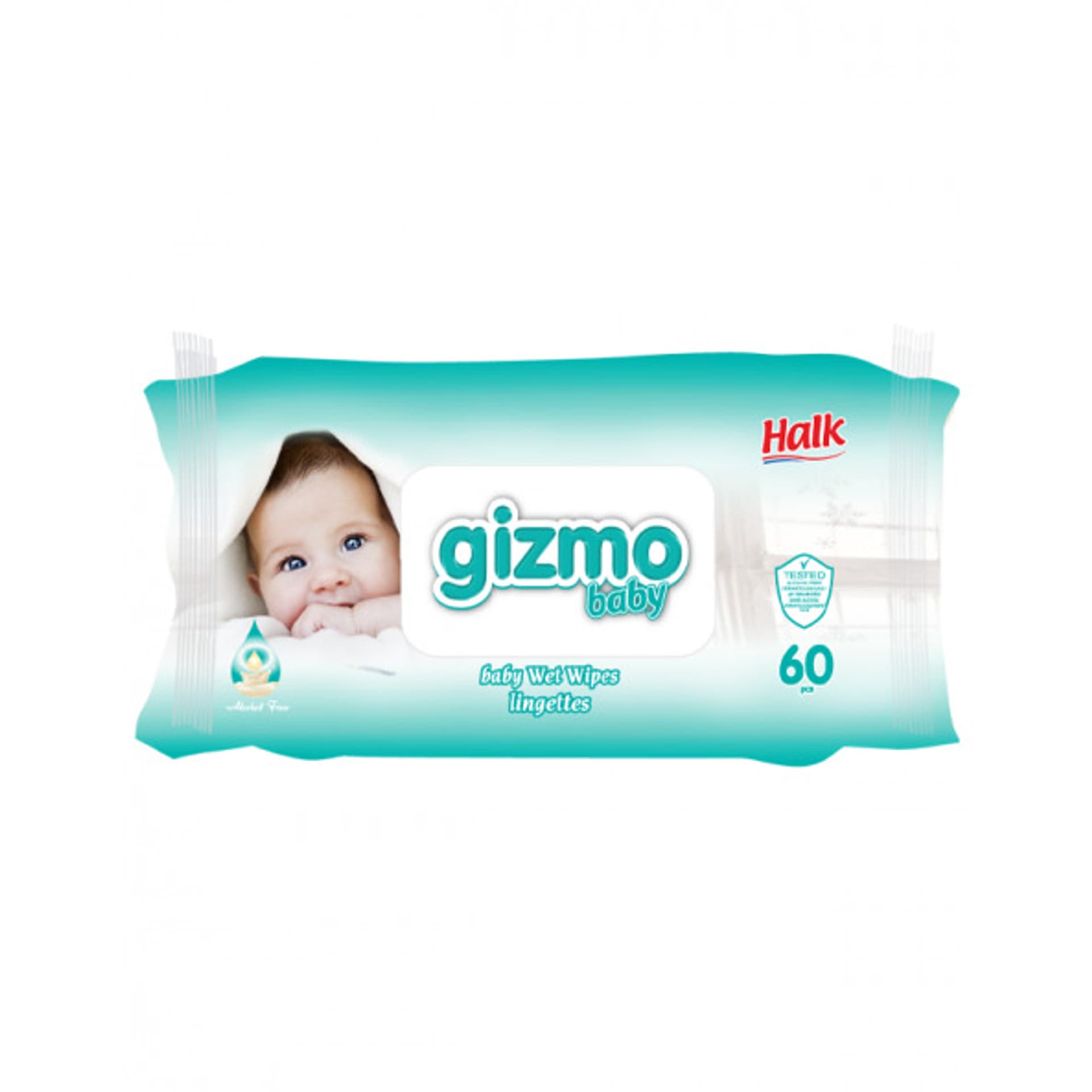 

Chusteczki higieniczne nawilżane (60 chusteczek) GIZMO, 60 chusteczek) gizm