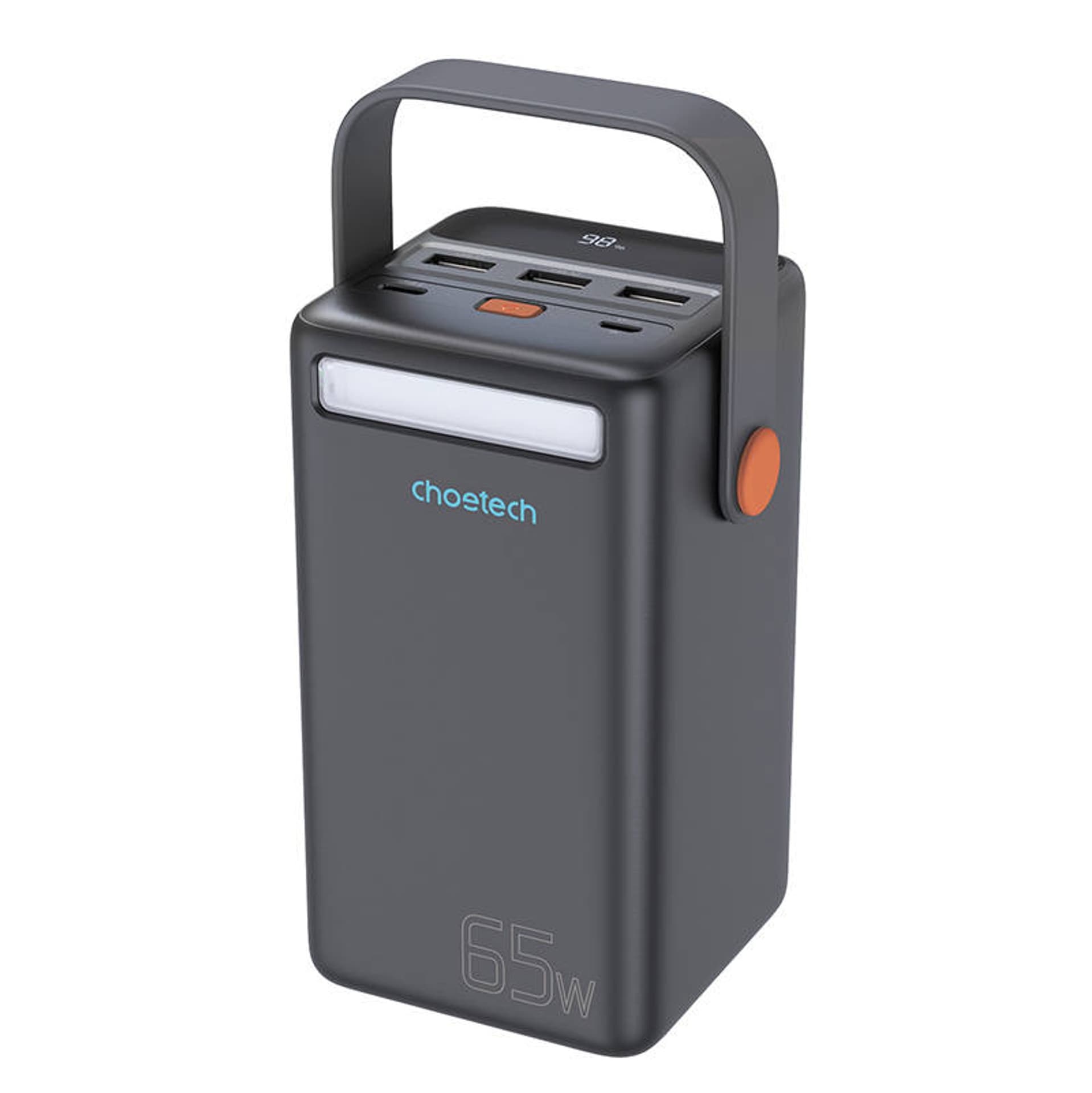 

Mini stacja zasilania, powerbank Choetech B664 50000mAh 65W (czarna)
